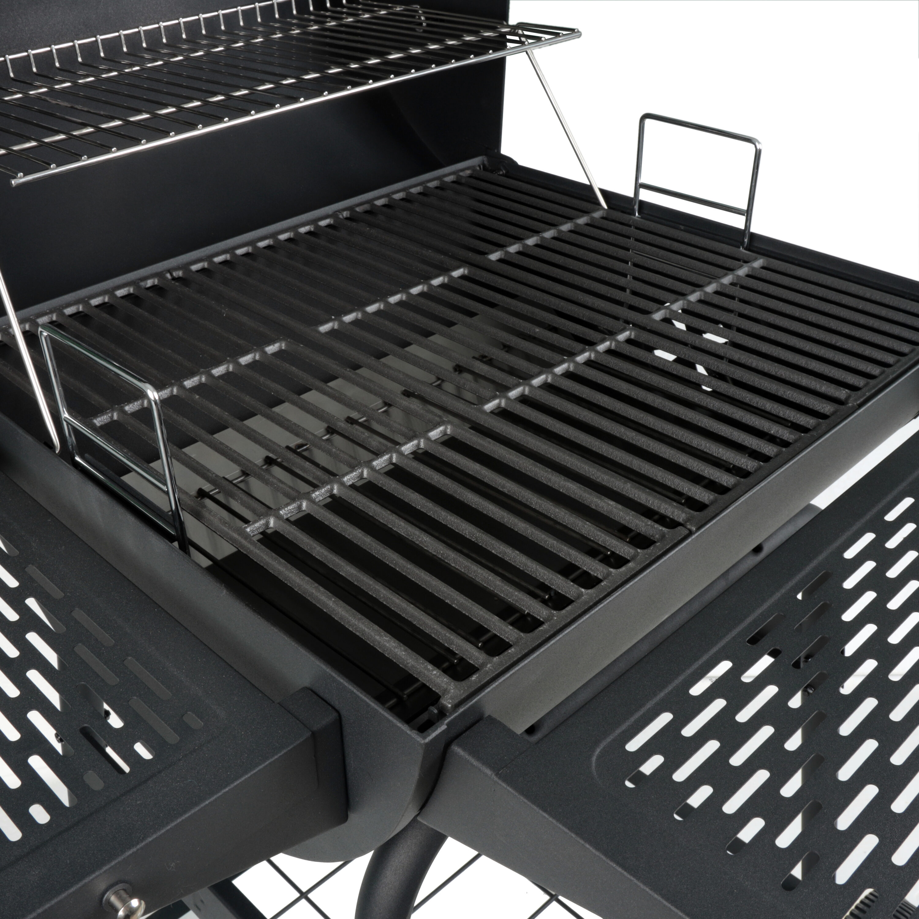 Master Forge 23.9-in W Black / Powder Coated Barrel Charcoal Grill ...