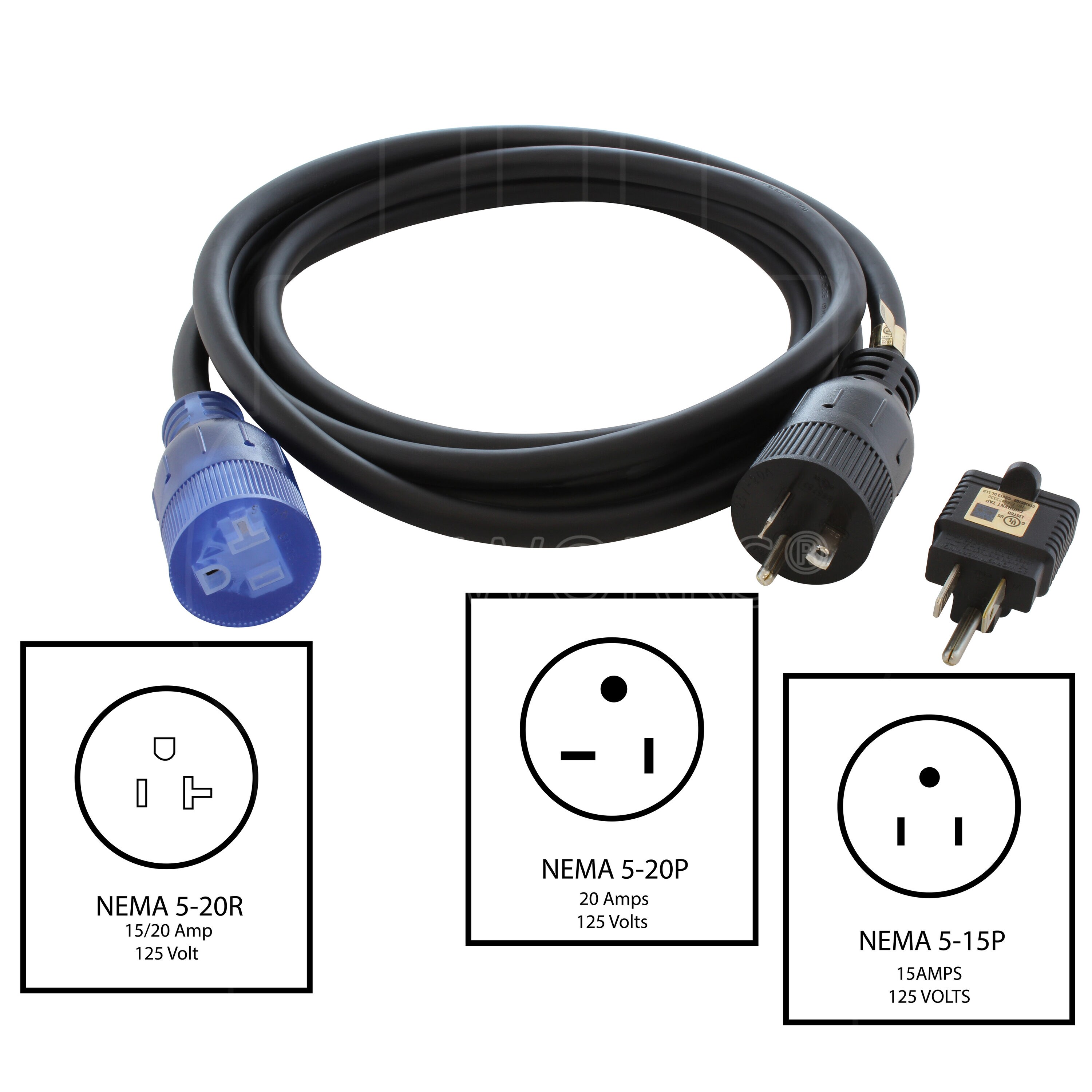 AC WORKS 15/20AEX-010 Electrical-Extension-Cords - View #2