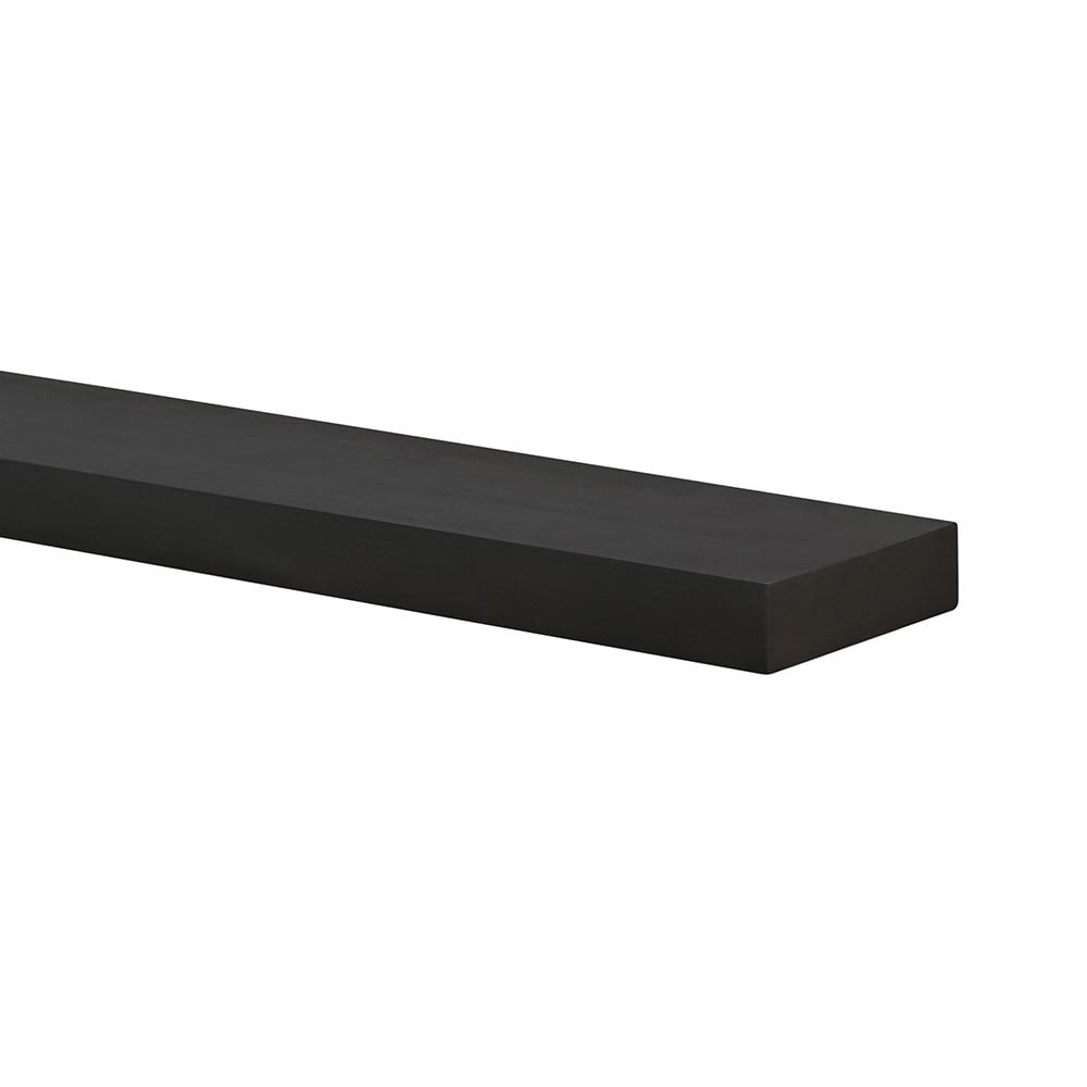 Modern Ember ALMA-MAP-36-SBL 36-in W x 2-in H x 8-in D Alma Sable Maple Modern Fireplace Mantel