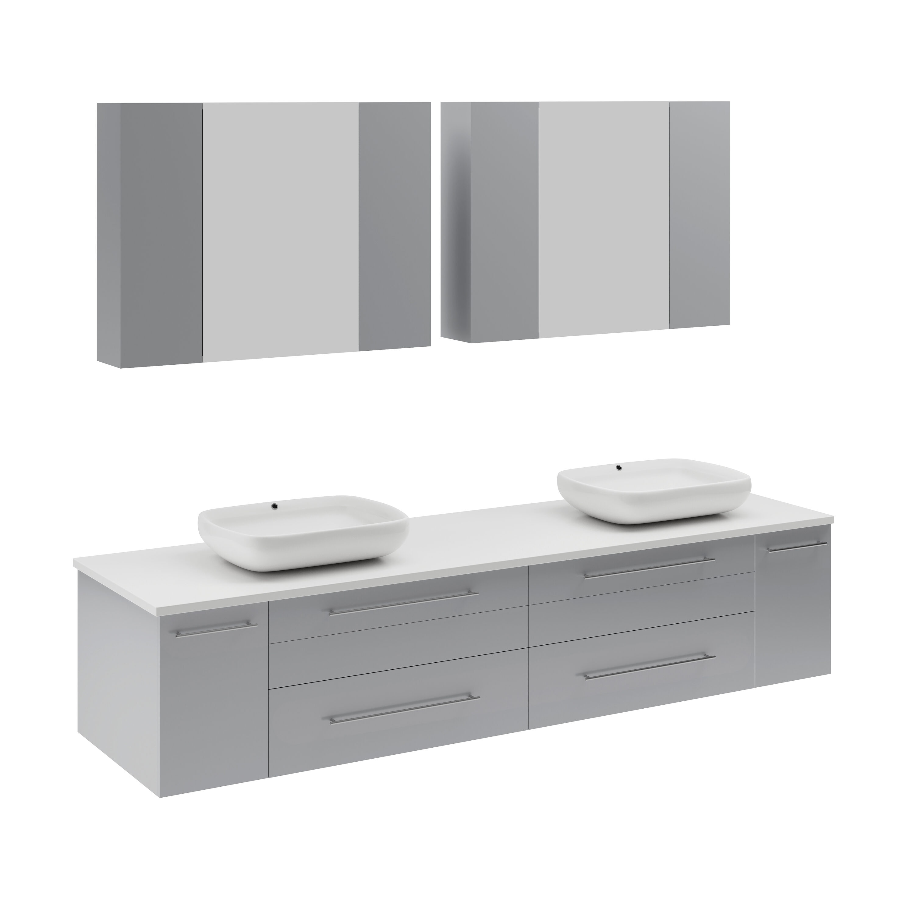 Fresca FVN6172GR-VSL-D Bath-Vanity-Combo - View #2