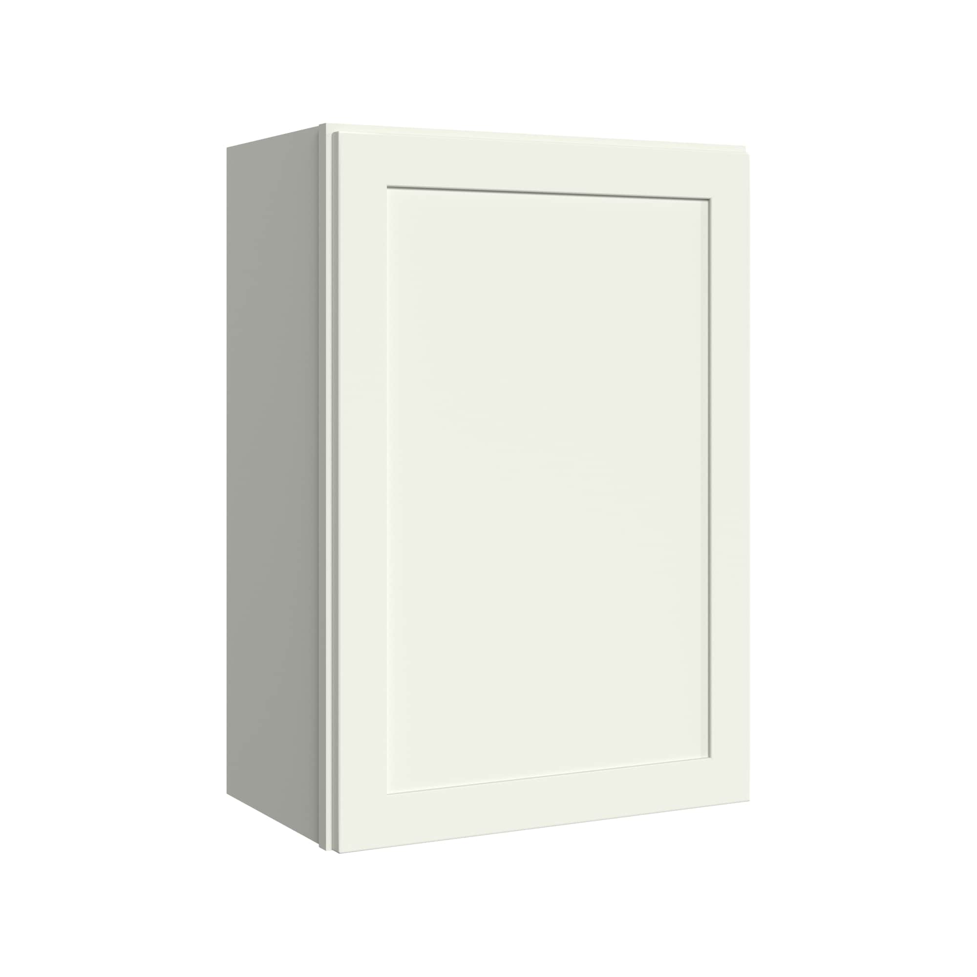 KraftMaid Momentum W2130RG71 Deveron 21-in W x 30-in H x 12-in D Dove White Wall Fully assembled Plywood Cabinet (Recessed Panel Shaker)