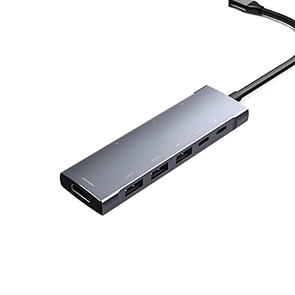 Etokfoks  USB C Hub 9 in 1 Adapter Dock for iPad Pro Air Mini with 4K HDMI USB C PD SD TF USB 3 0 Audio