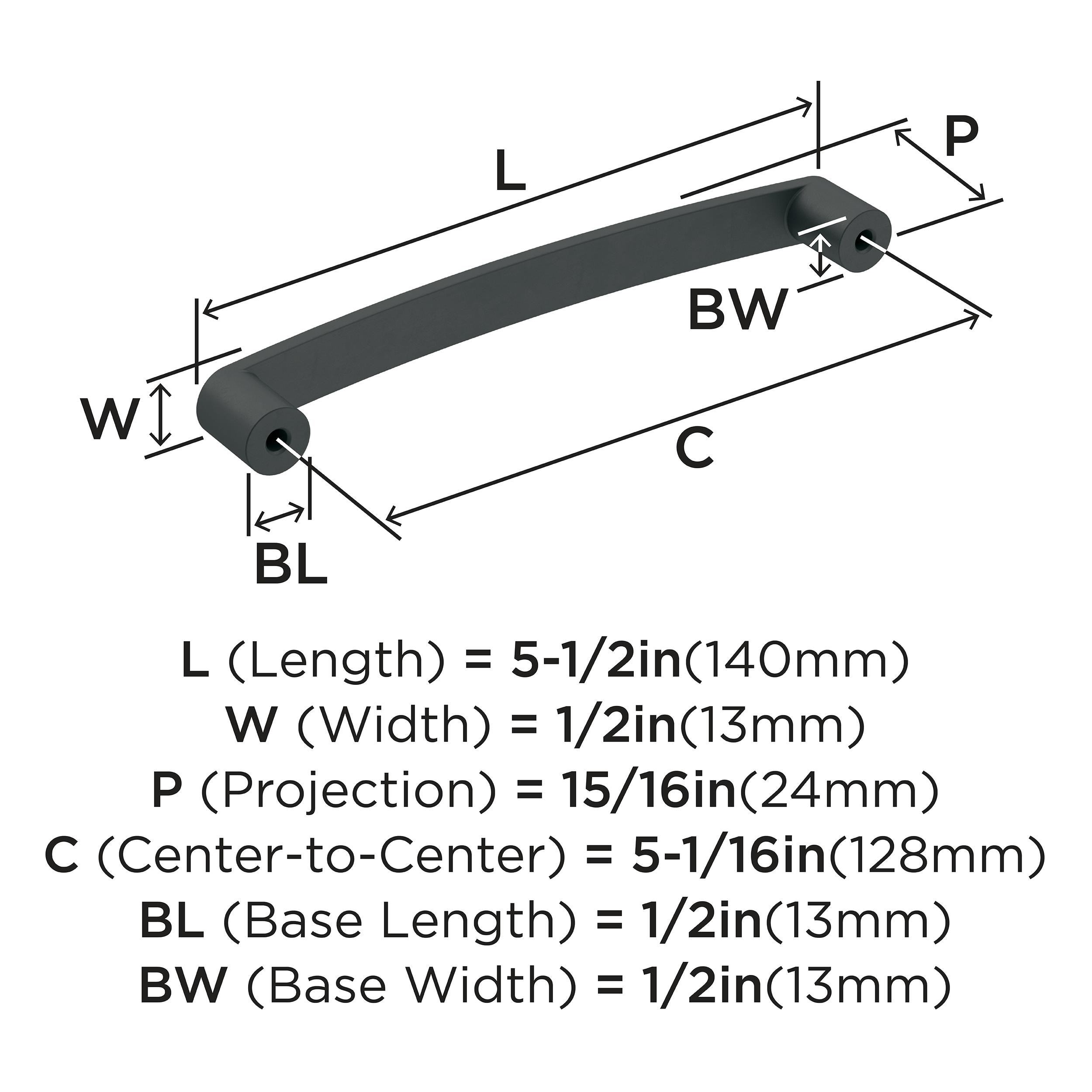 Amerock 25VMP36900FB Cabinet-Pulls - View #4