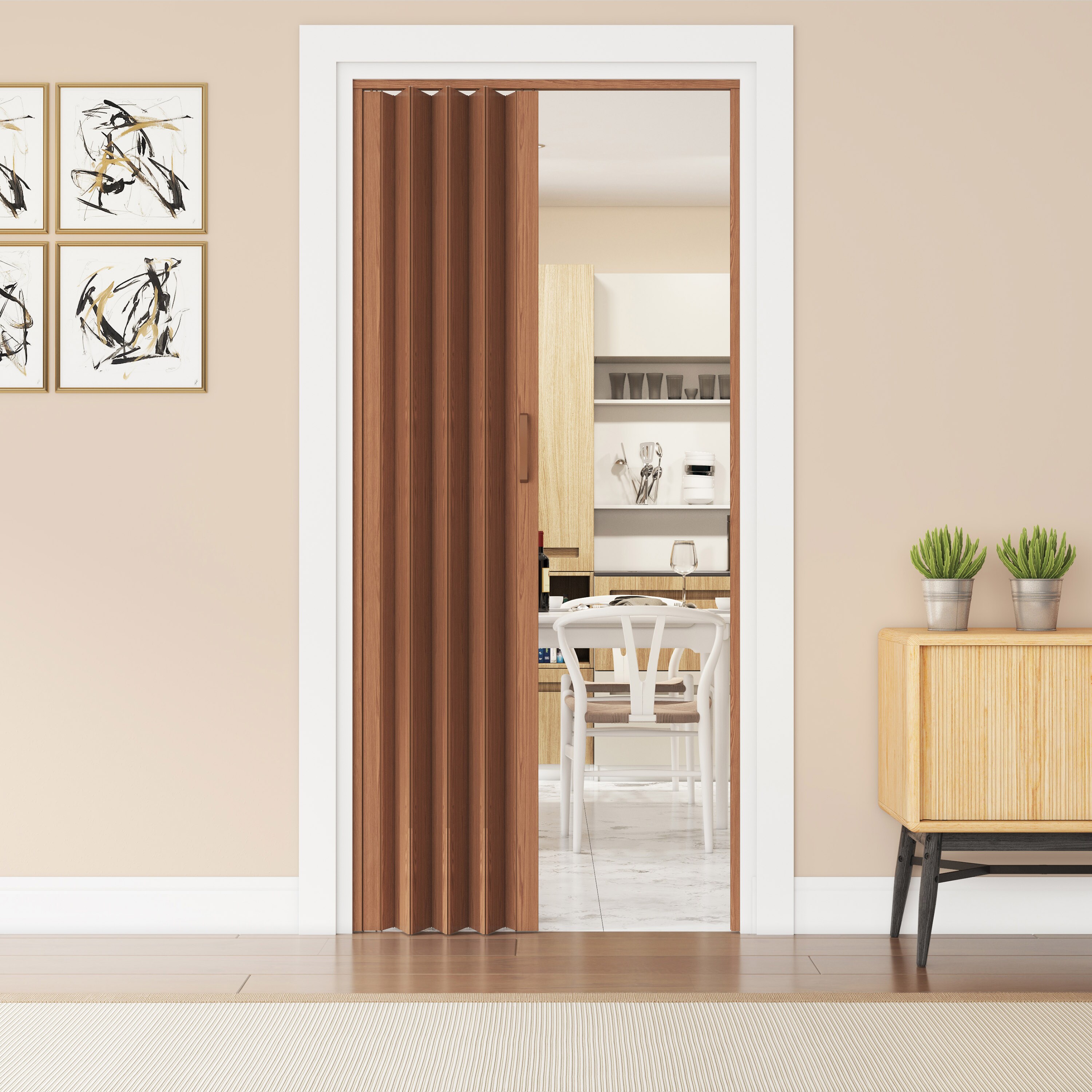 Techni Home RTA-LF48FD-WAL Accordion-Doors - View #2