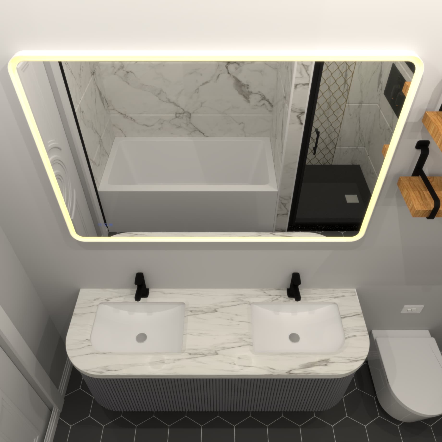 AAZJ X4P195762 Framed-Bath-Mirrors - View #5