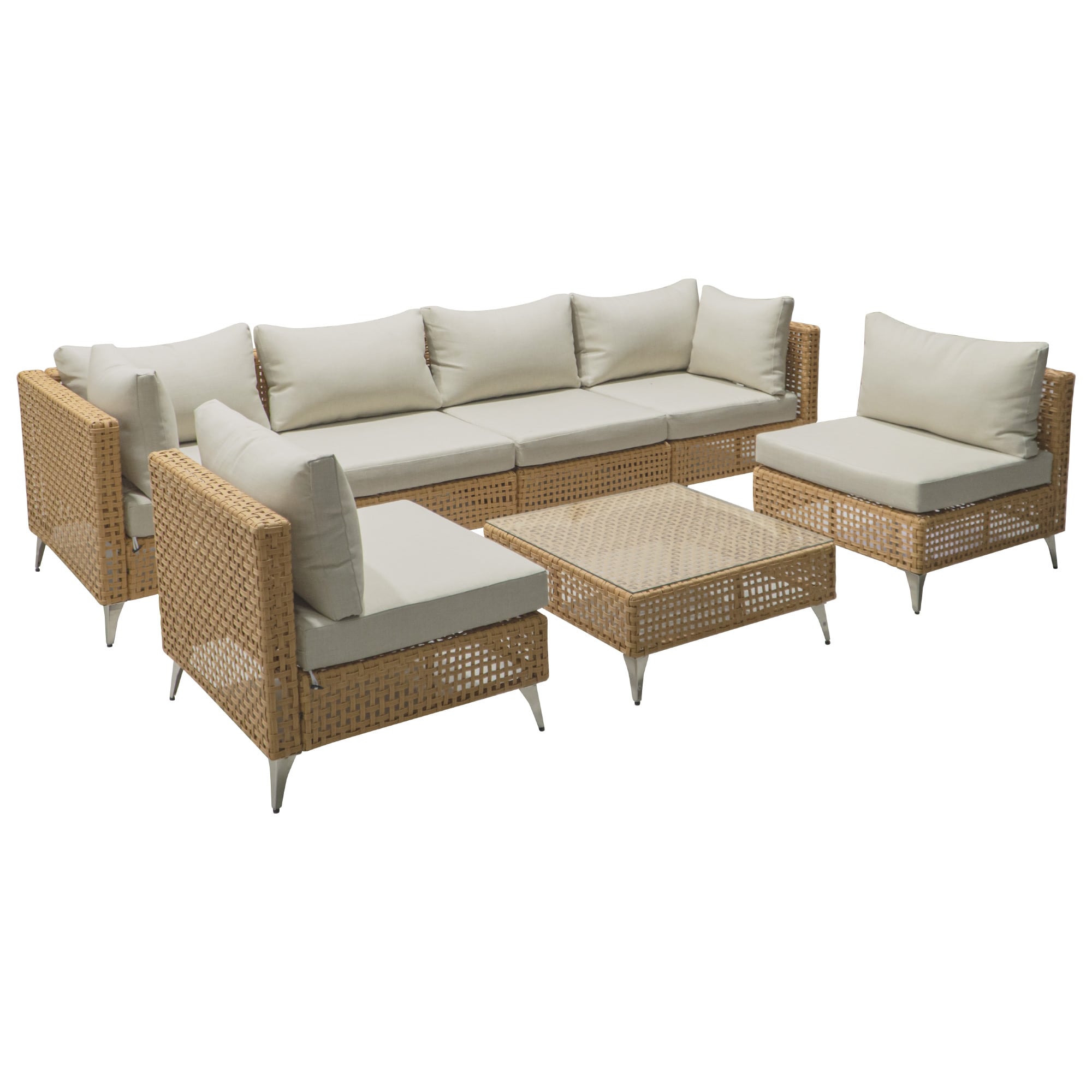 SINOFURN SYA010464WT Patio-Conversation-Sets - View #4