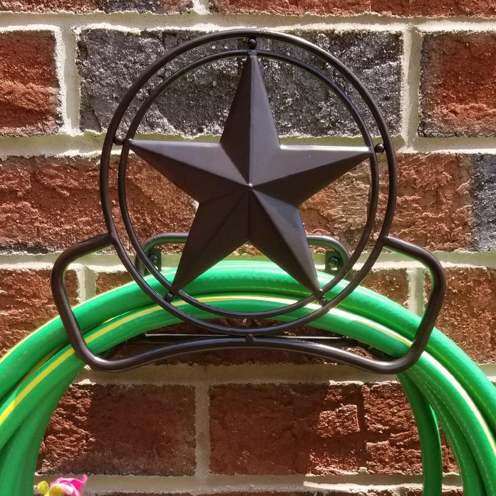 Patio Life Texas Star Steel 100-ft Wall-mount Hose Reel at