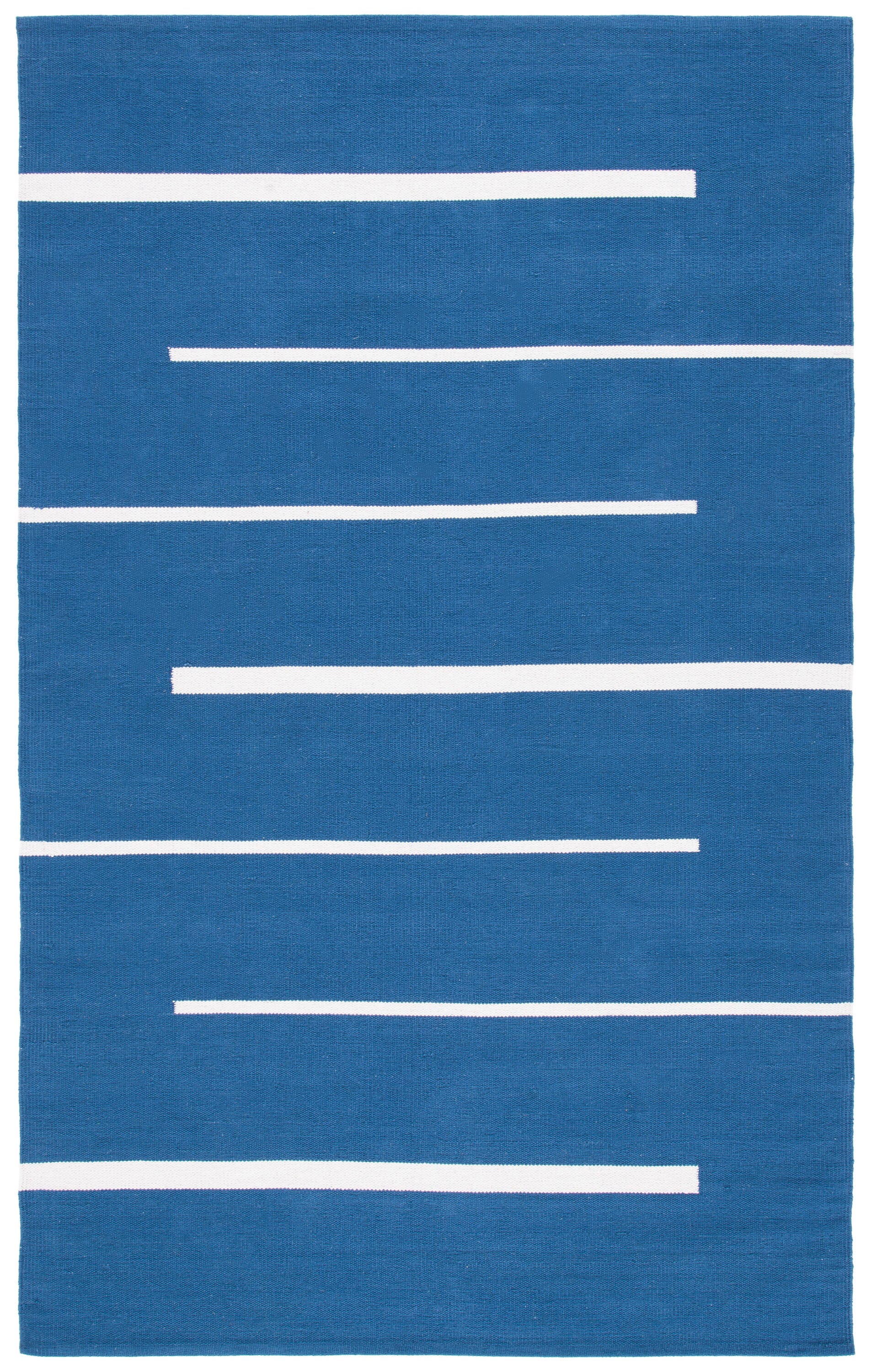 Safavieh MTK311N-6 Montauk Odoarda 6 x 9 (ft) Cotton Navy/Ivory Rectangular Indoor Abstract Bohemian/Eclectic Area rug