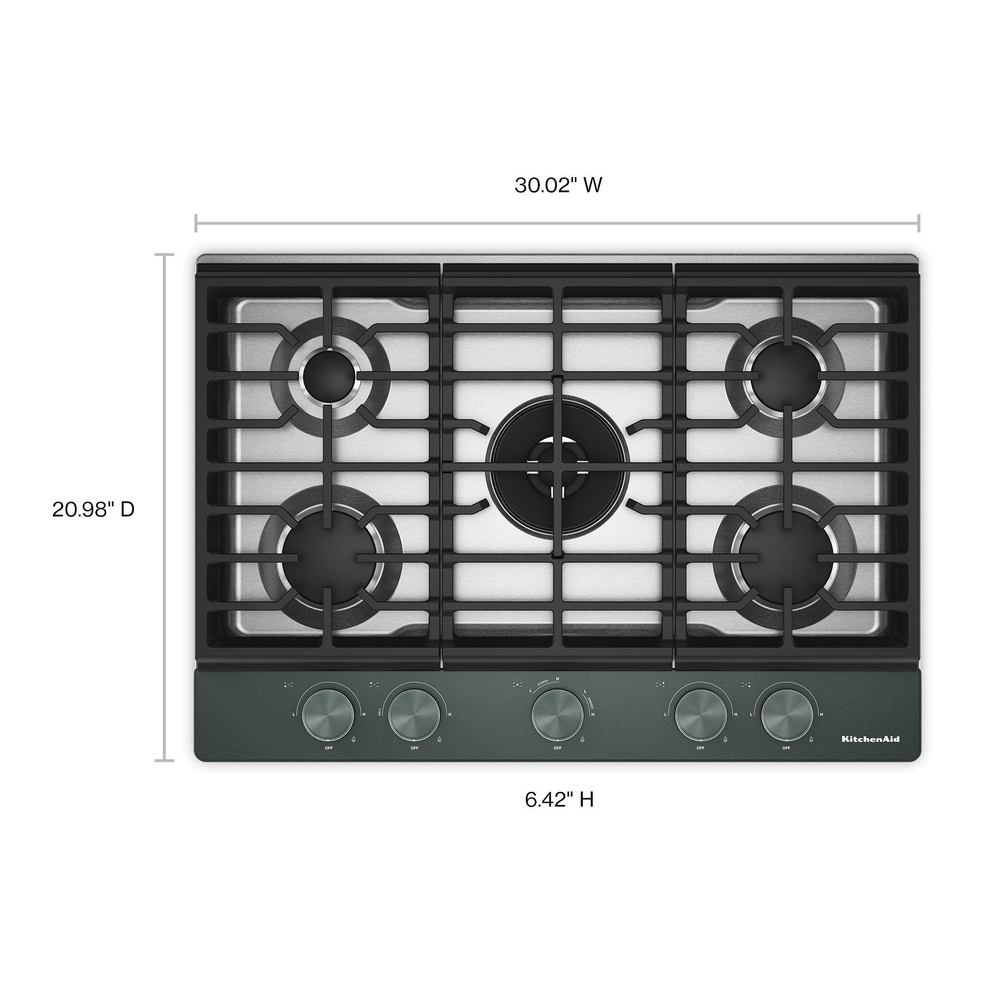 KitchenAid KCGK730SJP Gas-Cktp - View #2