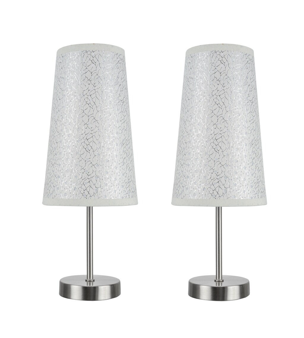 Silver Star Embroidery Kids' Outdoor Candlestick Lamp Set