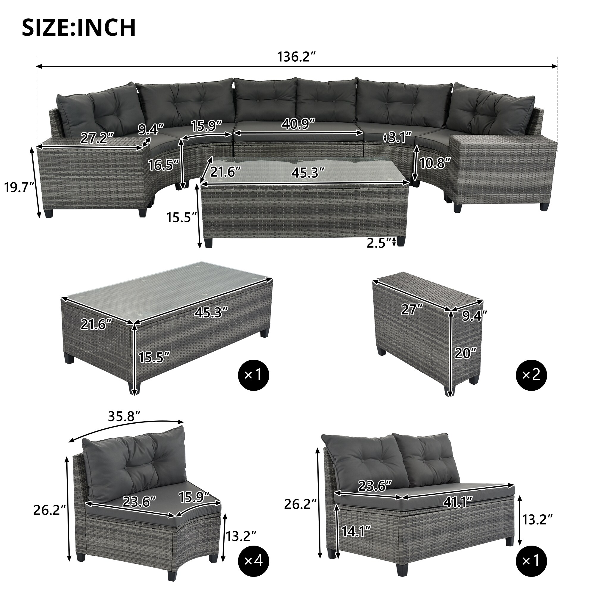ModernLuxe L3P-N704G201215E Patio-Conversation-Sets - View #6