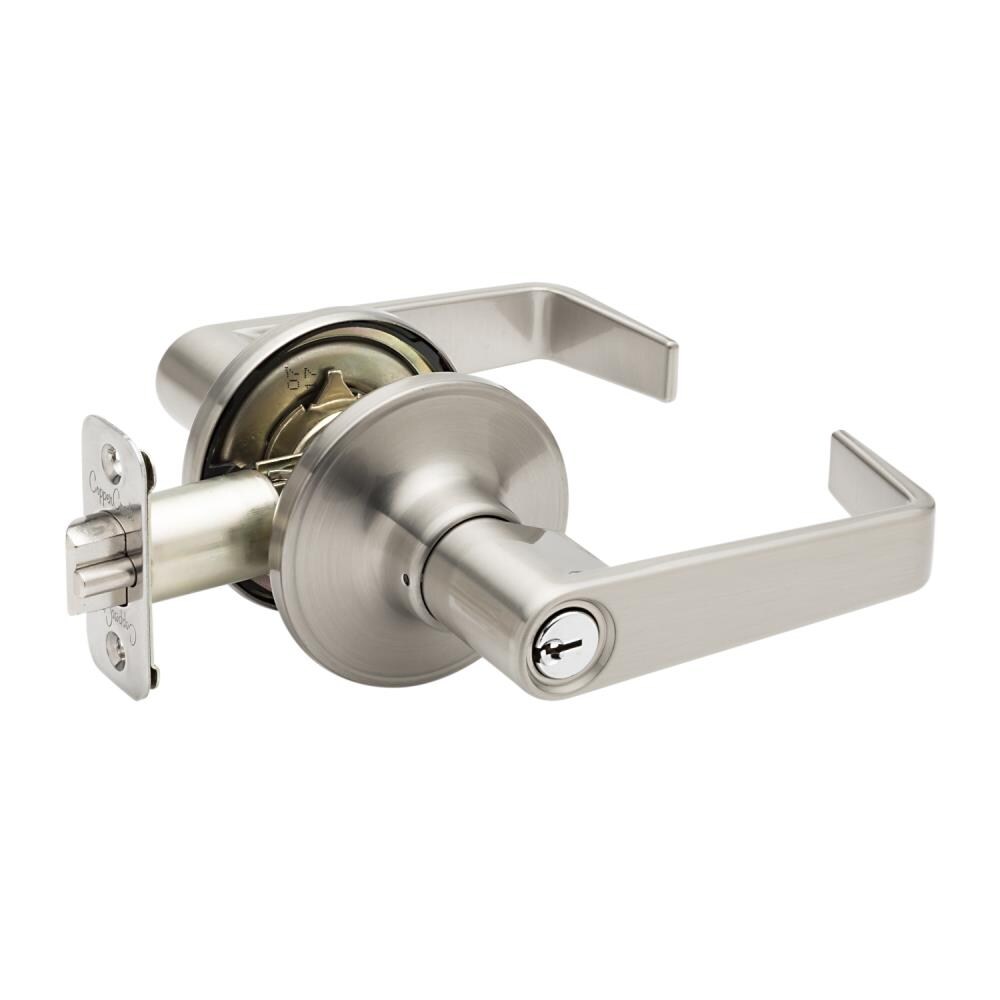 Copper Creek AL1240SS Satin Stianless Reversible Keyed Entry Door Handle