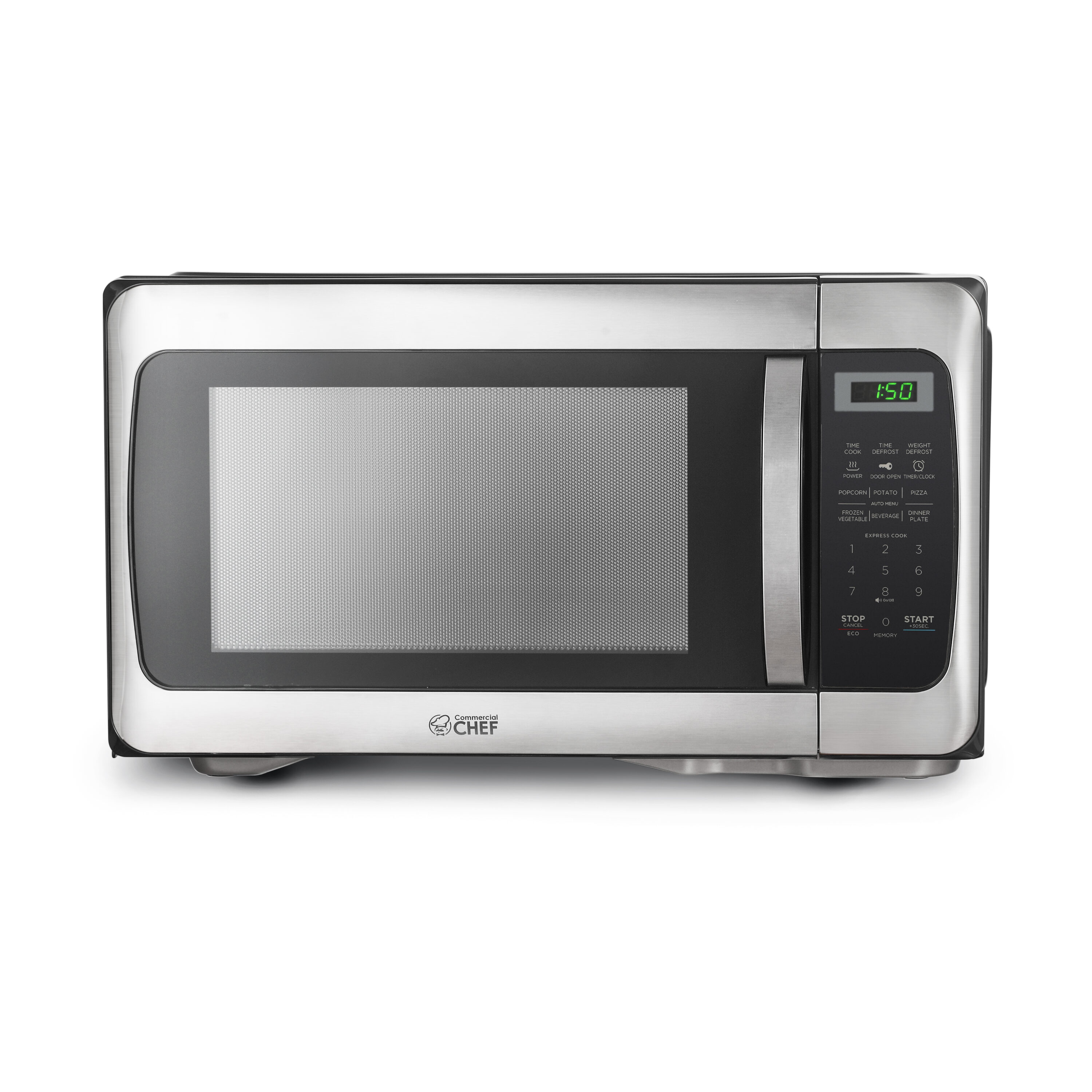 Commercial Chef CHM11MS 1.1-cu ft Medium 1000 -Watt Countertop Microwave ( Remove )