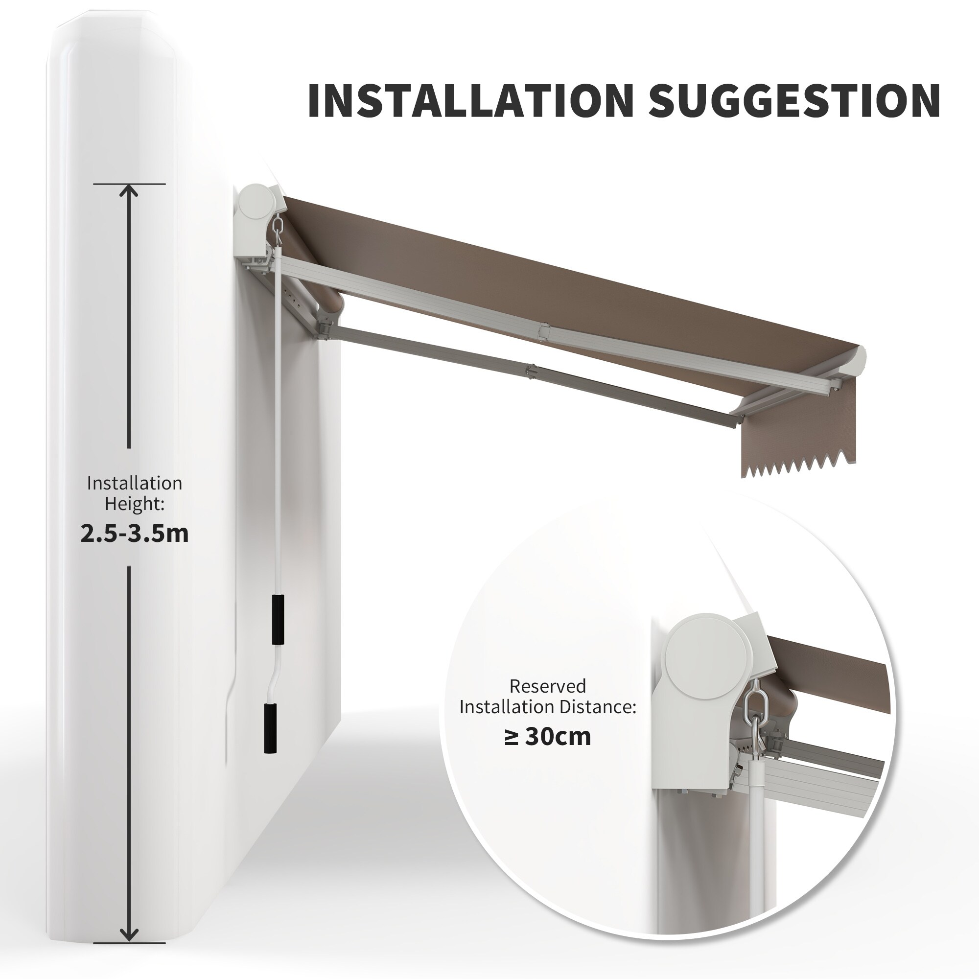 Outsunny 840-193V01BN awnings - View #8