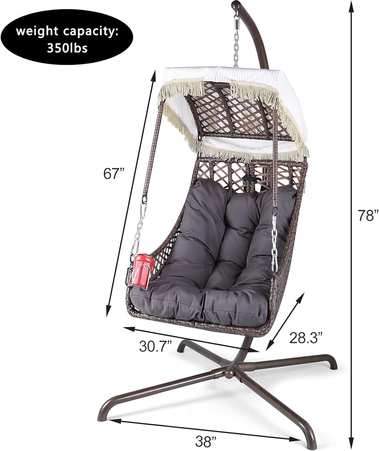 Forclover MONM1209-01GY Patio-Chairs - View #2