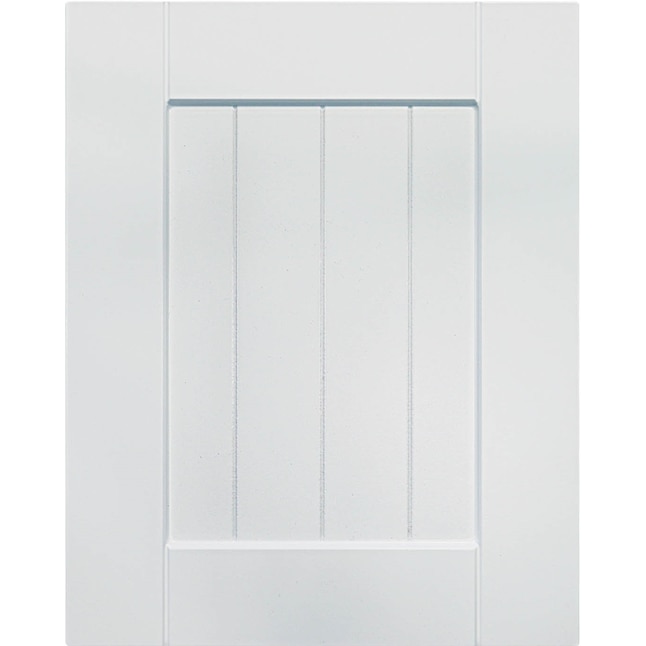 Surfaces 13 In W X 28 H Rigid Finished Beadboard Wall Cabinet Door Fits 15 30 Box White Monshkrtf1328