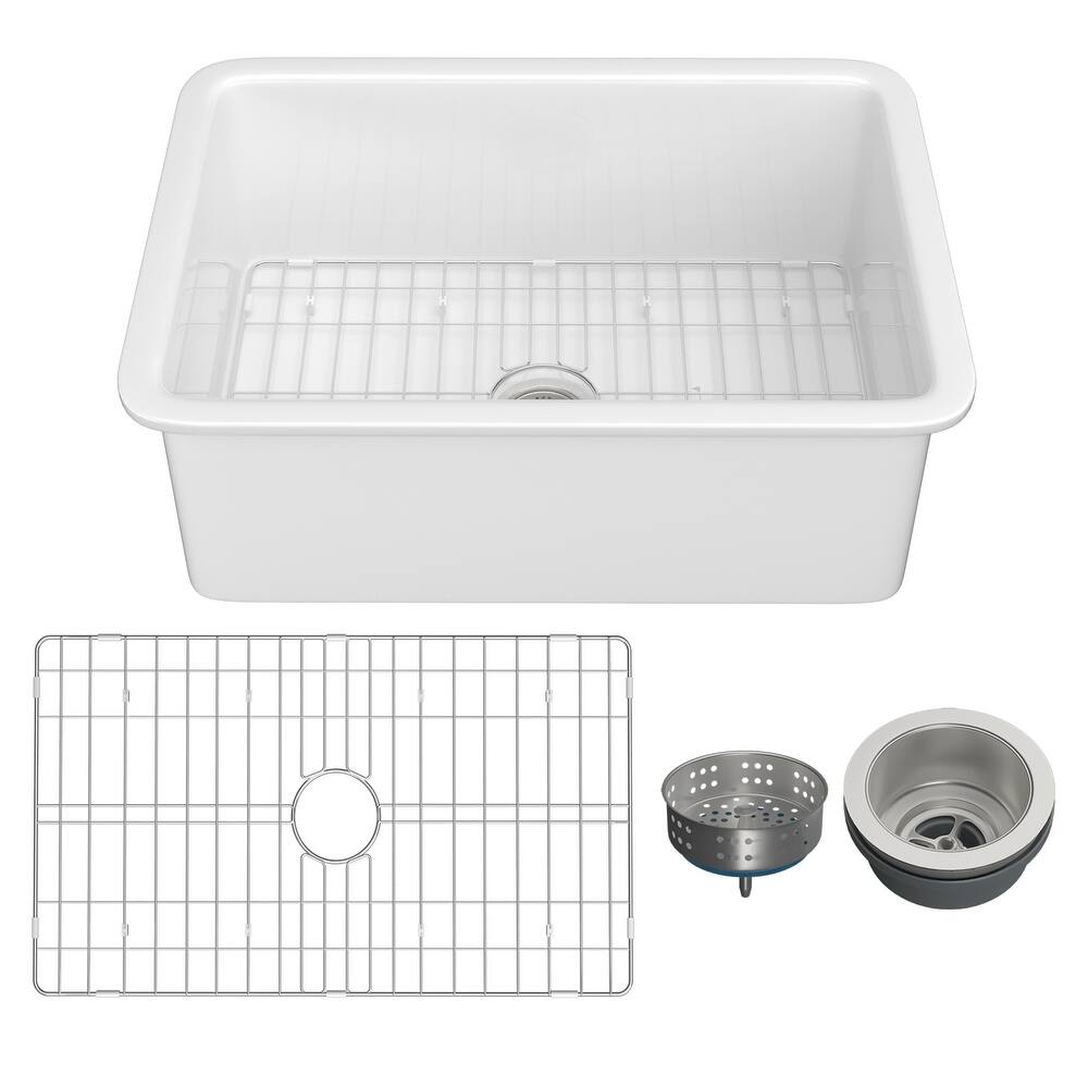 Innobule HC-331810-W SINK Drop-in 27 x 19 Fireclay Single bowl Kitchen Sink