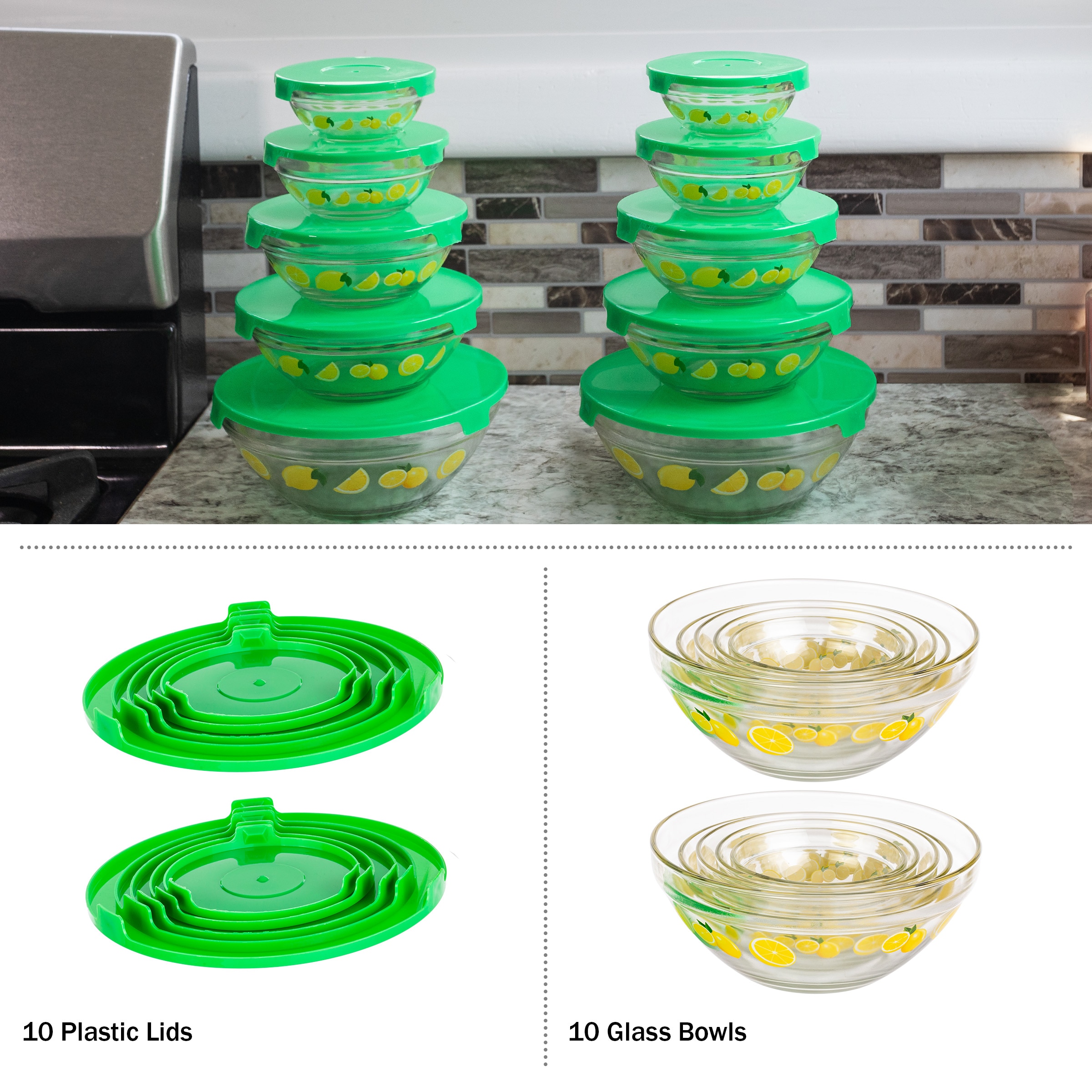 Classic Cuisine 82-5758-LM Food-Storage-Containers - View #5