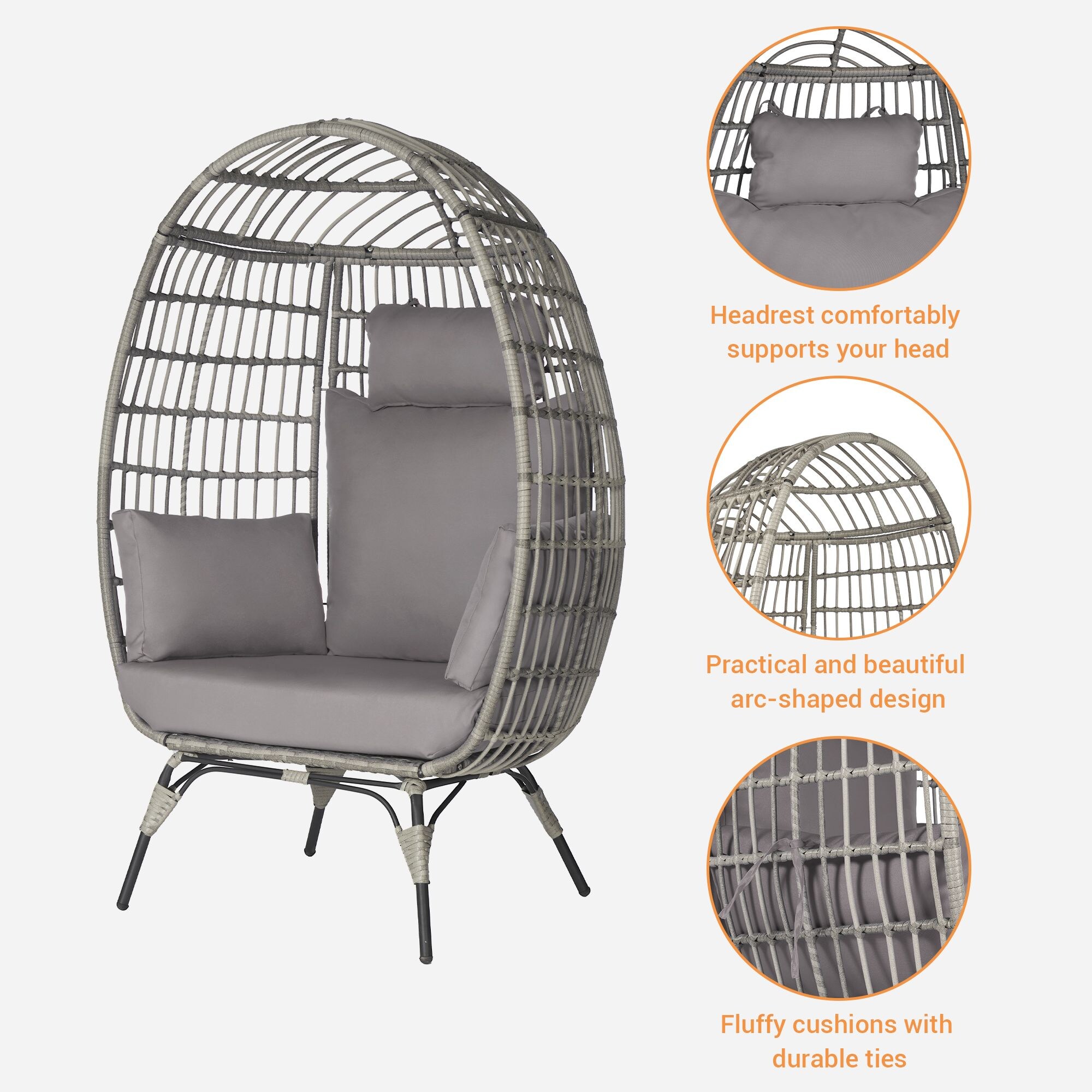 SANSTAR L-JDC63LY-AC Patio-Conversation-Sets - View #3