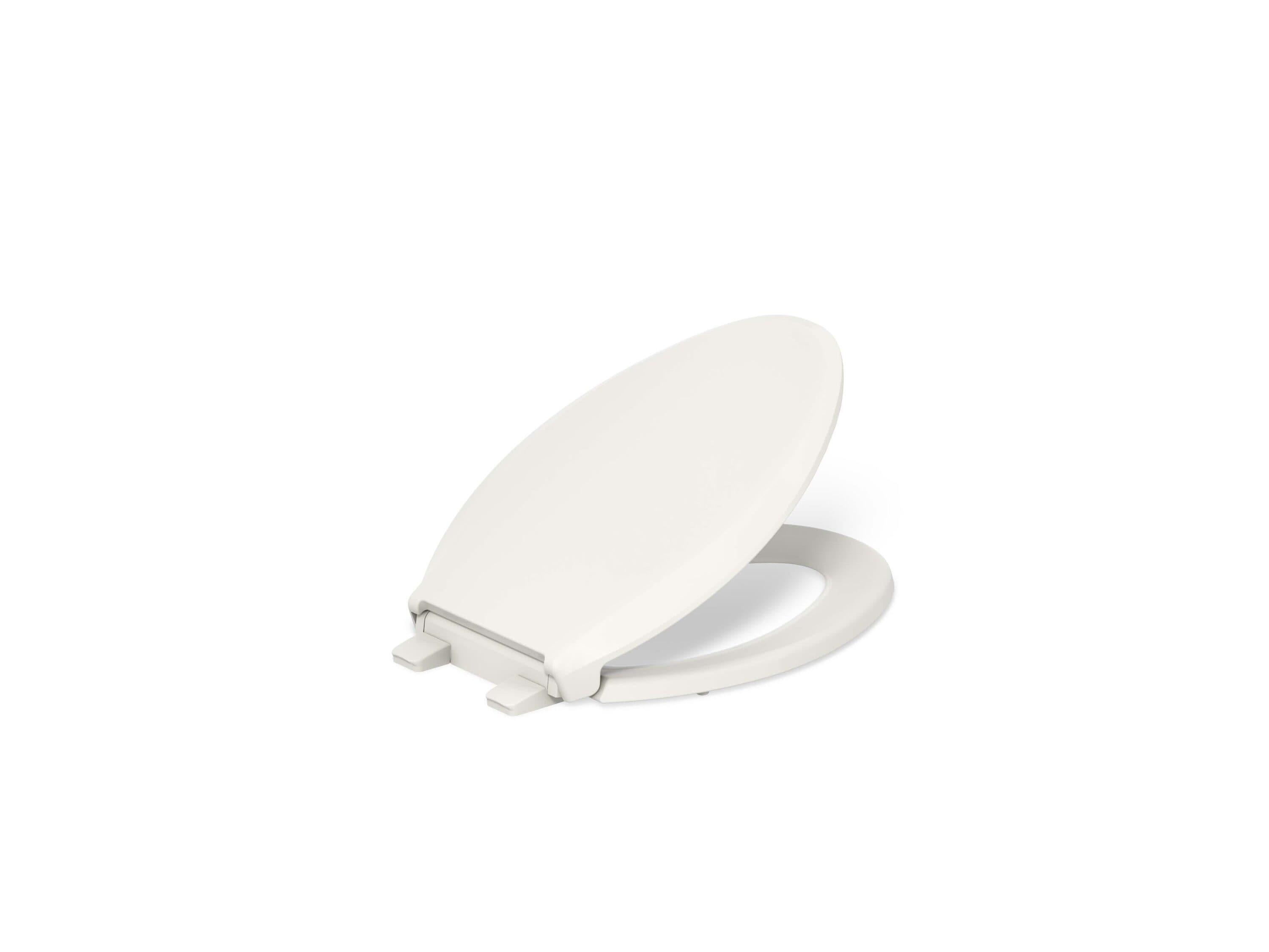 KOHLER 4636-RL-96 Plastic Biscuit Elongated Soft Close Toilet Seat