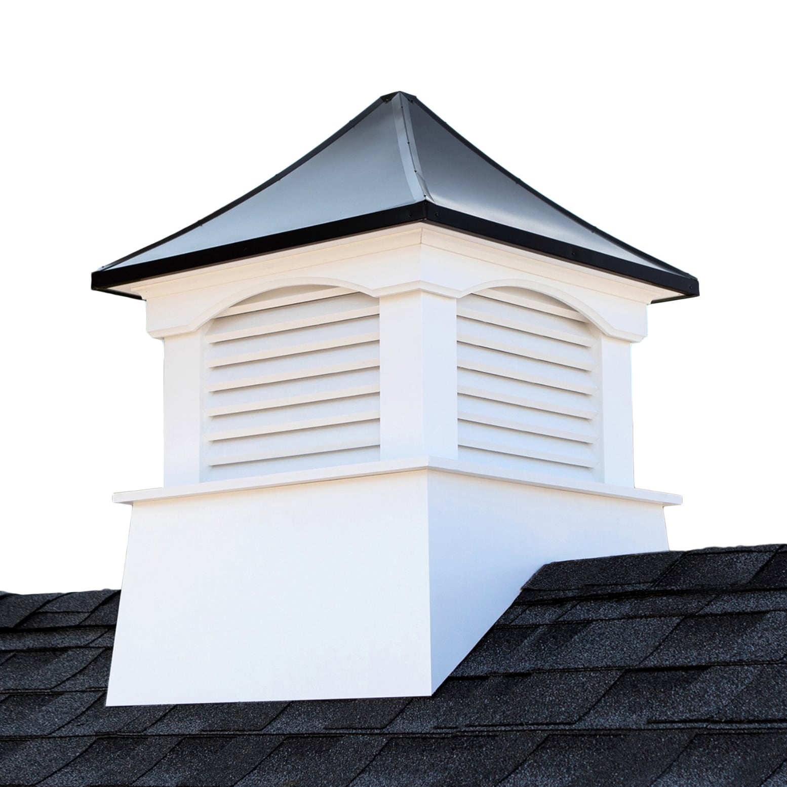 Good Directions 2142CVBLK Coventry 42-in x 57-in Black Vinyl Cupola with Aluminum Roof