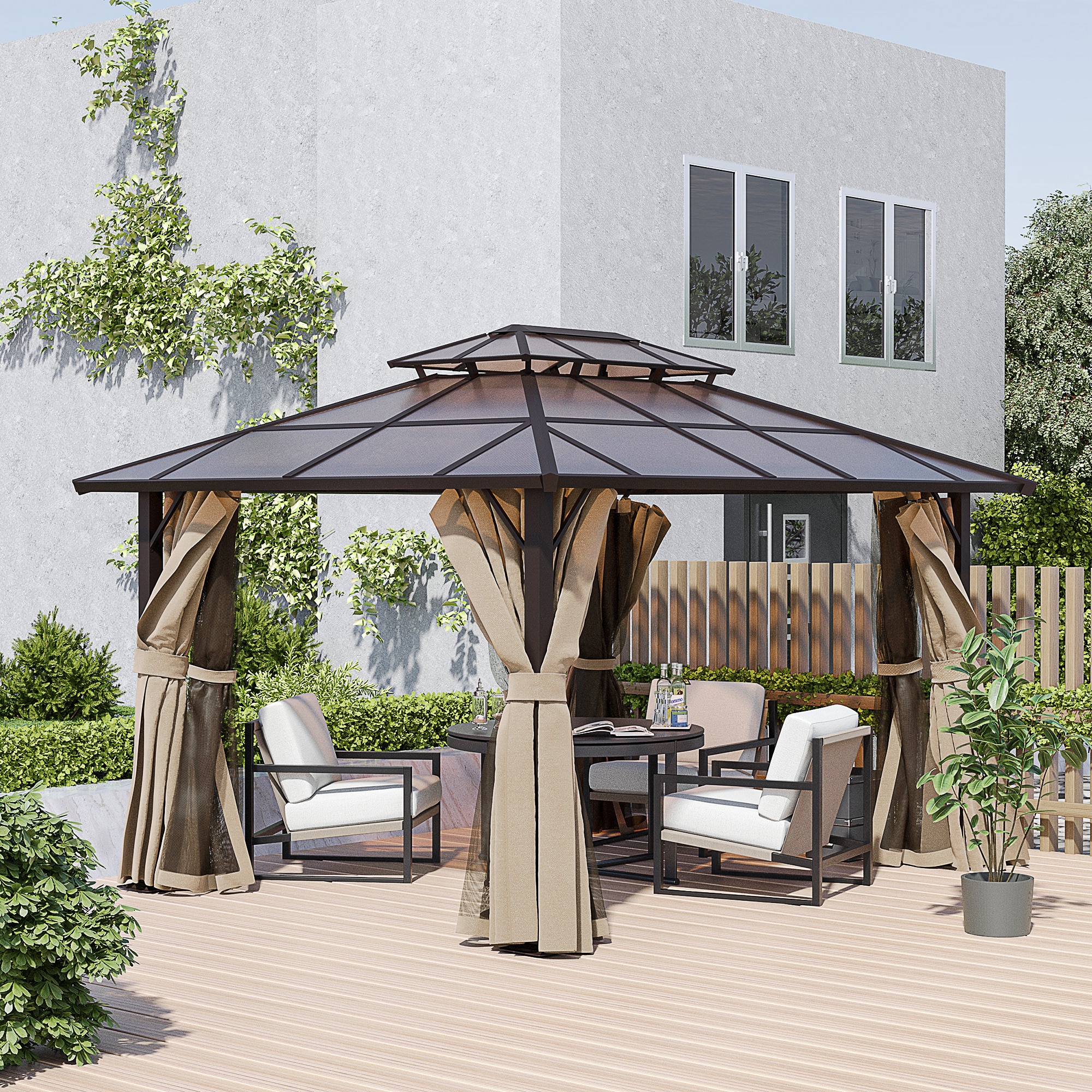  CP-ZPYGS-Z-WL2 Wood-Resin-Gazebos - View #8