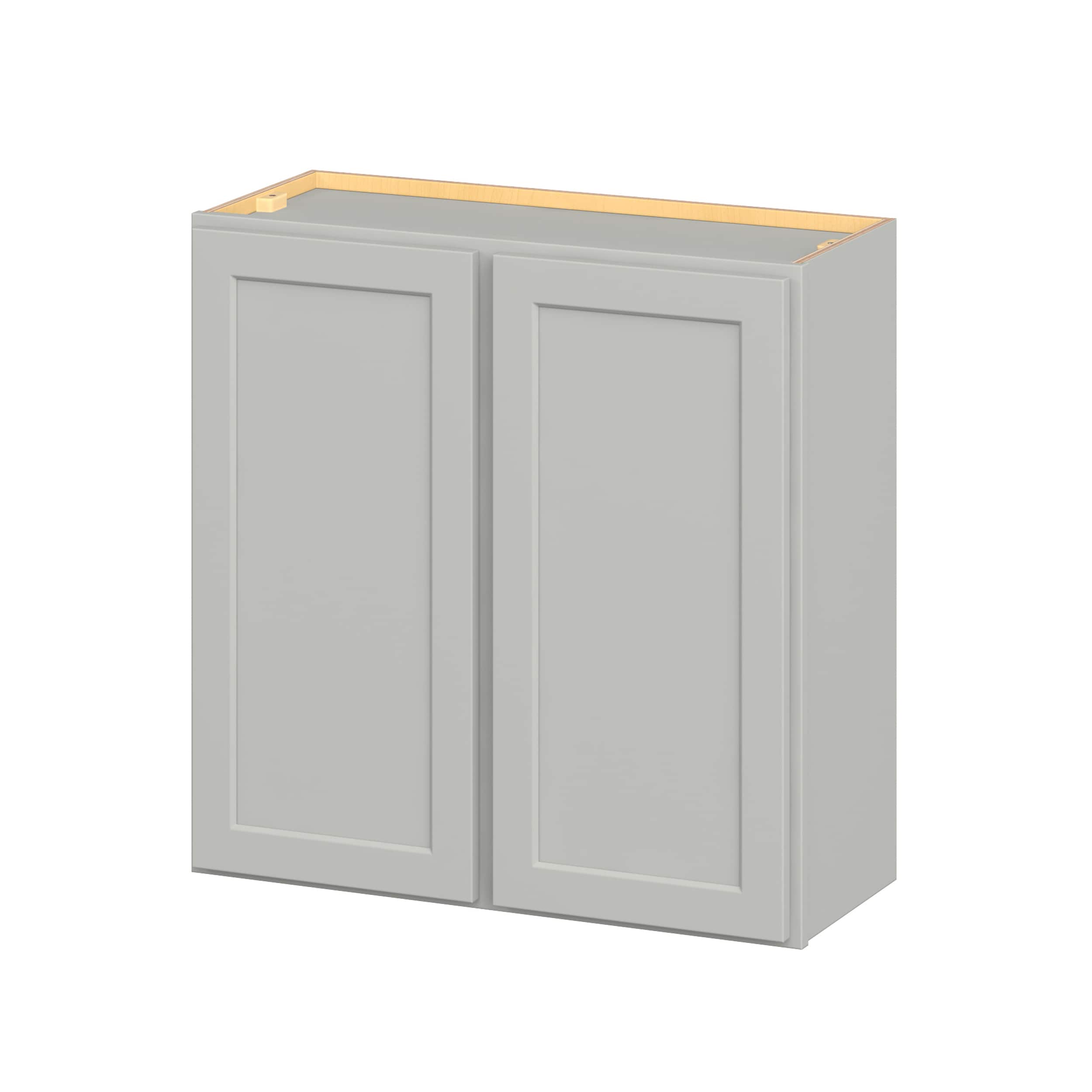 Hugo&Borg W3030-JA PRO Jasper 30-in W x 30-in H x 12-in D Whisper Gray Wall Ready to assemble Plywood Cabinet (Flat Panel Shaker)