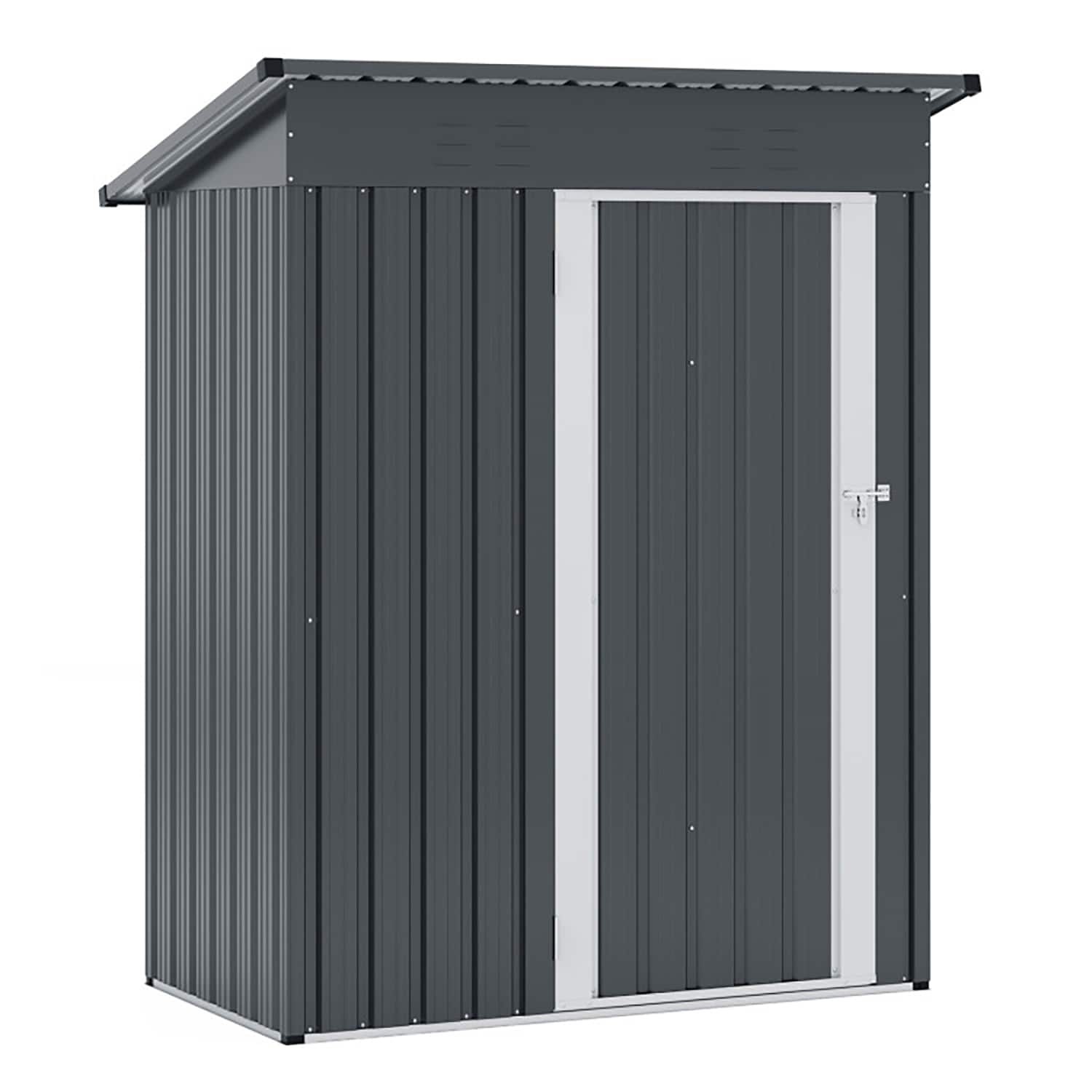 GZMR GR-GT48GR 5-ft x 3-ft Galvanized steel Metal Storage Shed
