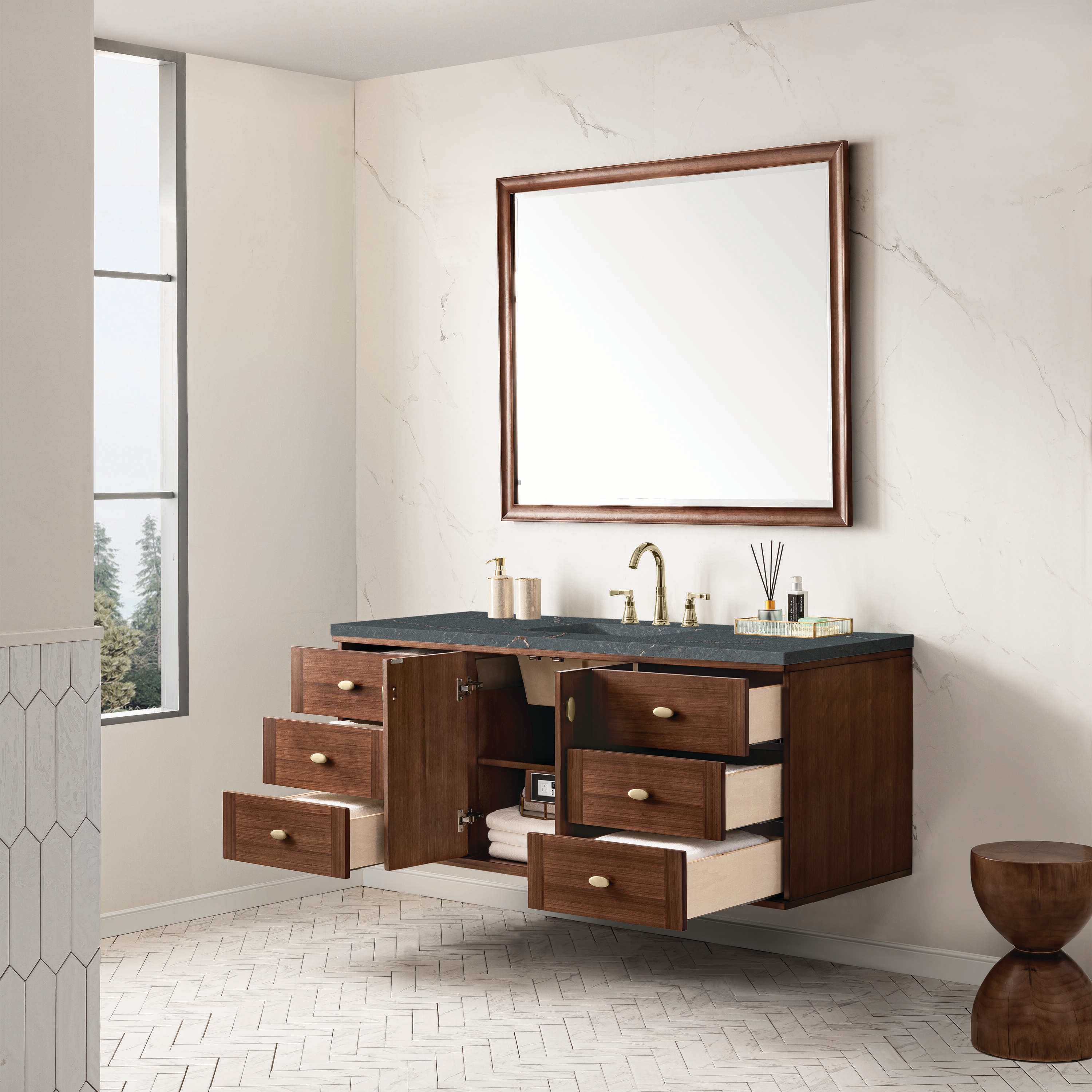 James Martin Vanities 670-V60S-WLT-3PBL Bath-Vanity-Combo - View #7