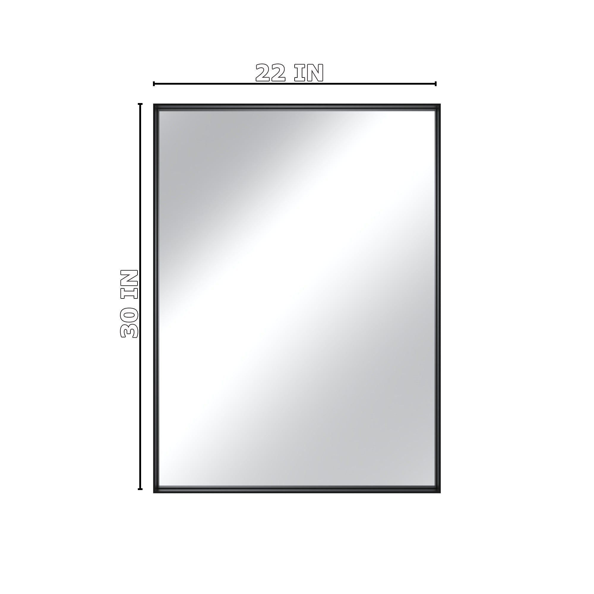 Boyel Living BLC-RA5676-B Framed-Bath-Mirrors - View #2
