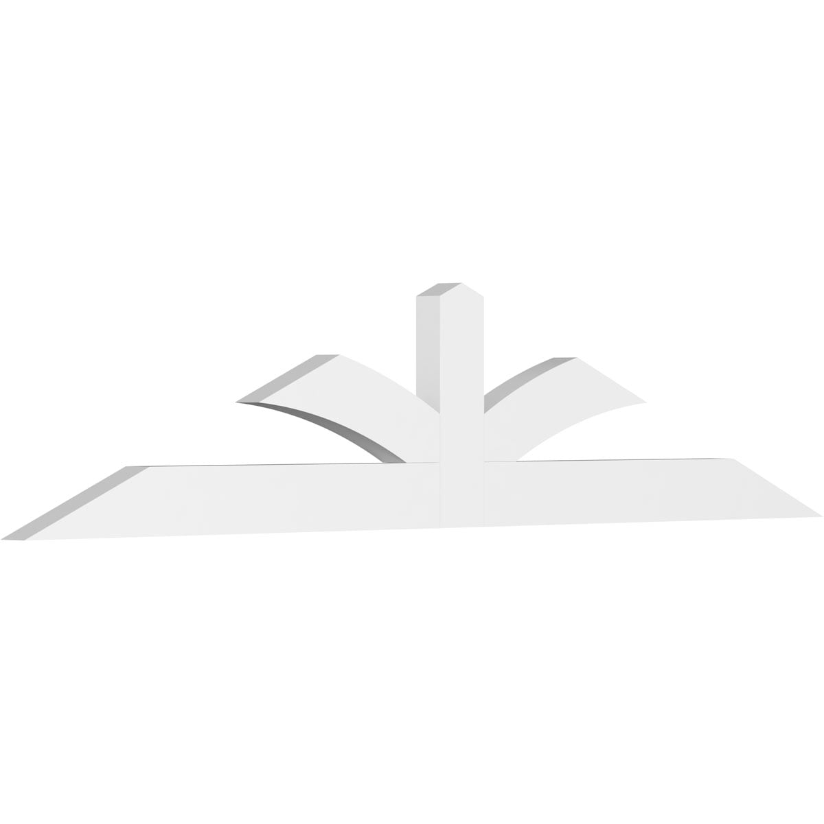 Ekena Millwork GBP072X15X0204RIC00 Richland White PVC Gable bracket