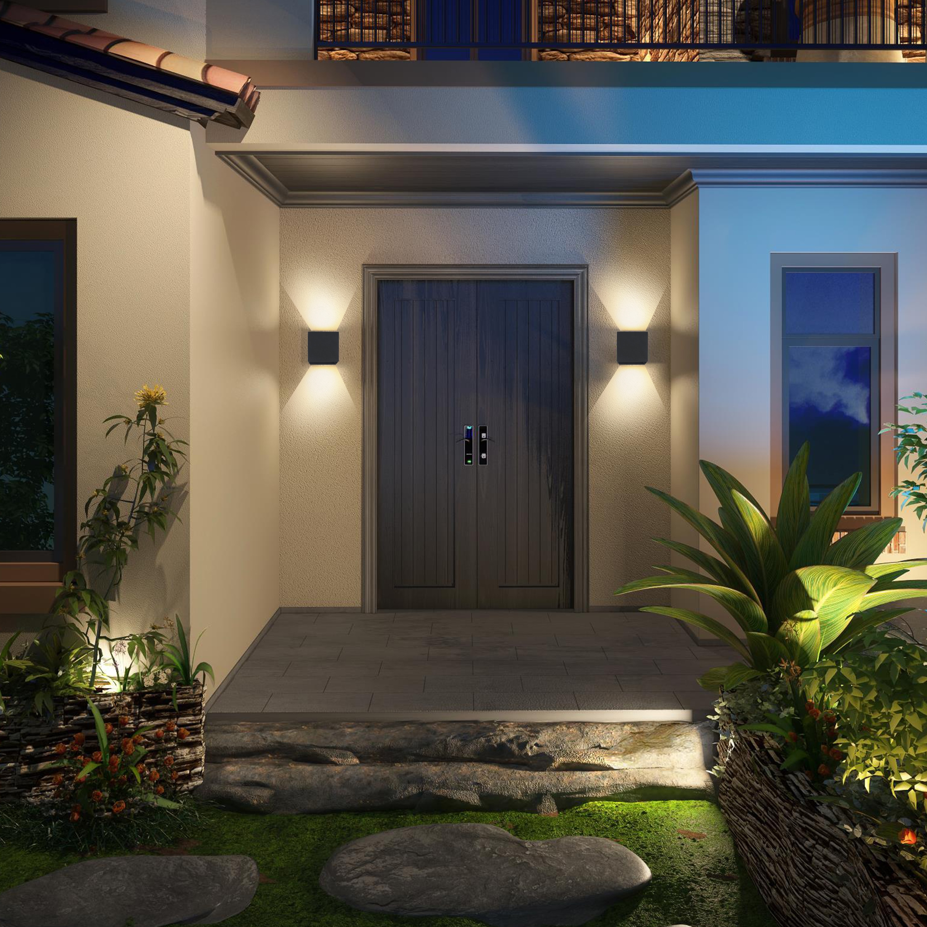 C Cattleya LCA2194-2SW Outdoor-Wall-Lighting - View #6