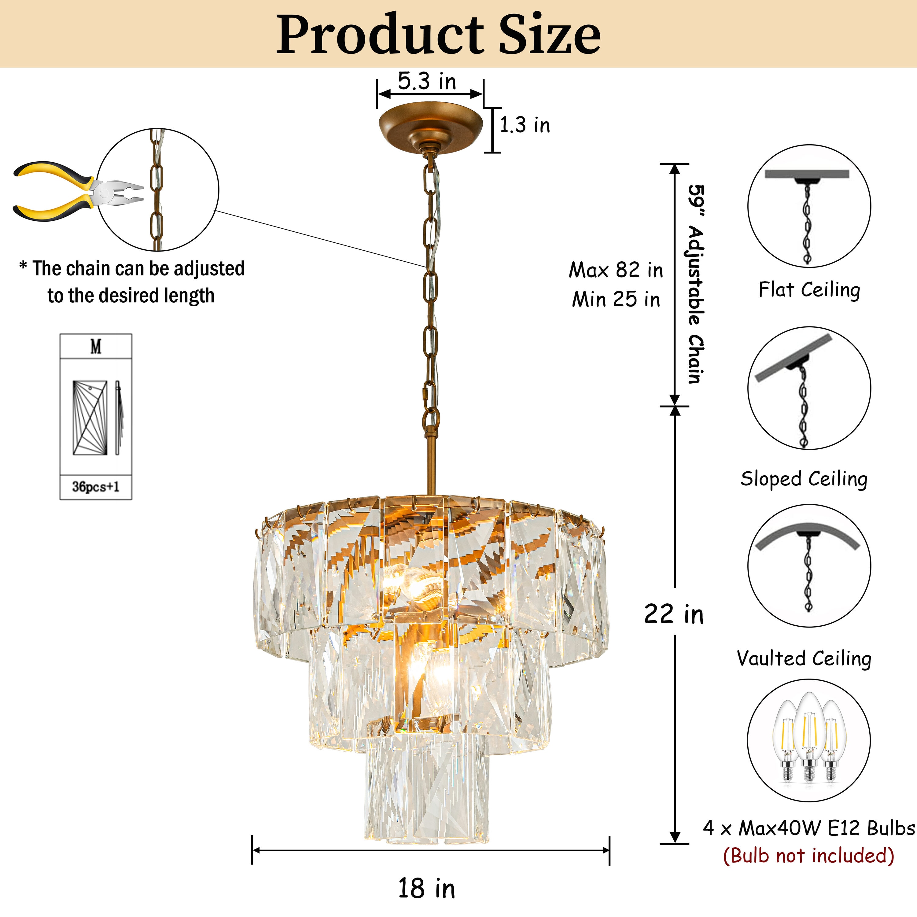 AloaDecor Lighting L7255D45MAB10A b090015 - View #3
