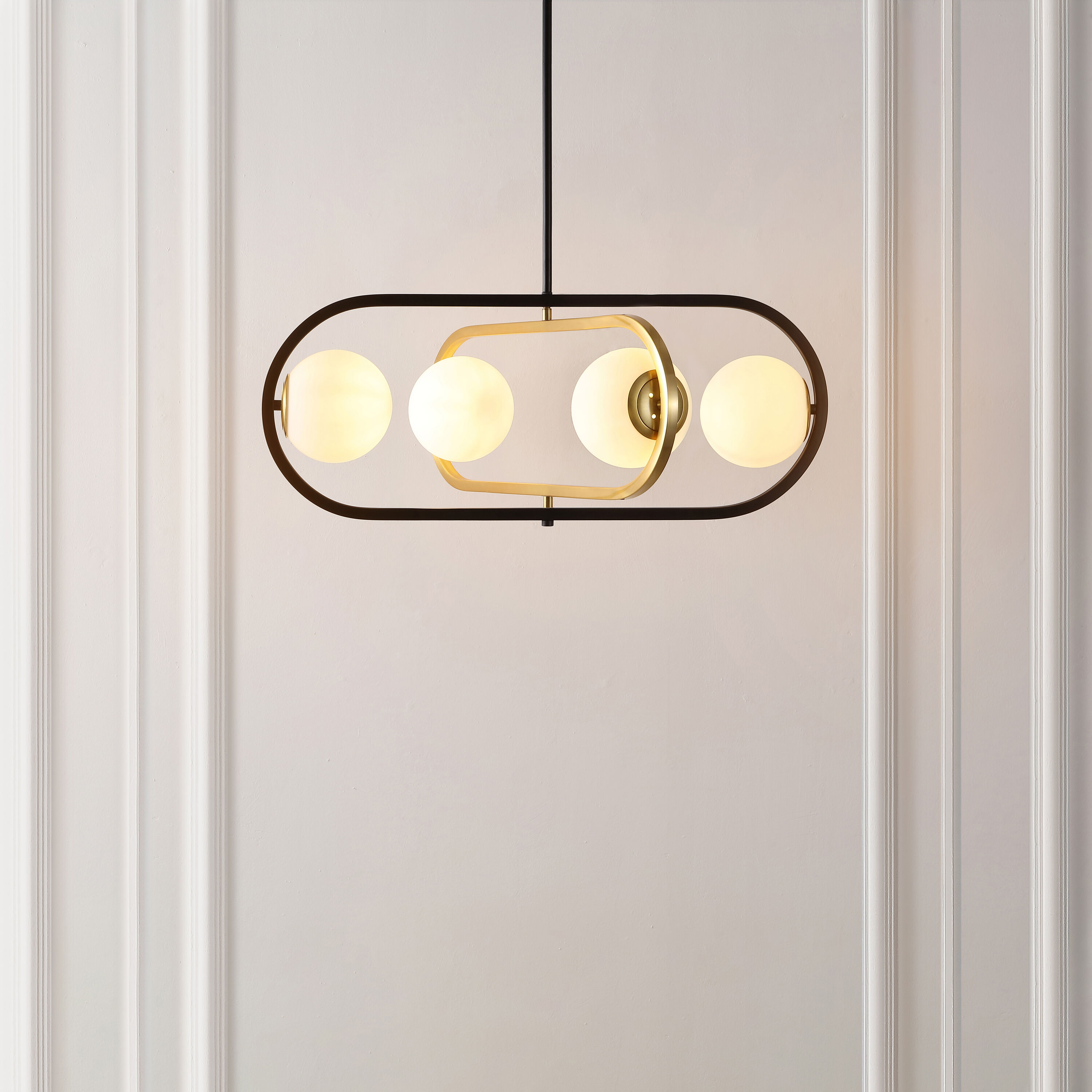 Safavieh PND4194A 29.8-in W x 50.75-in H Metal Pendant Abstract Wall accent