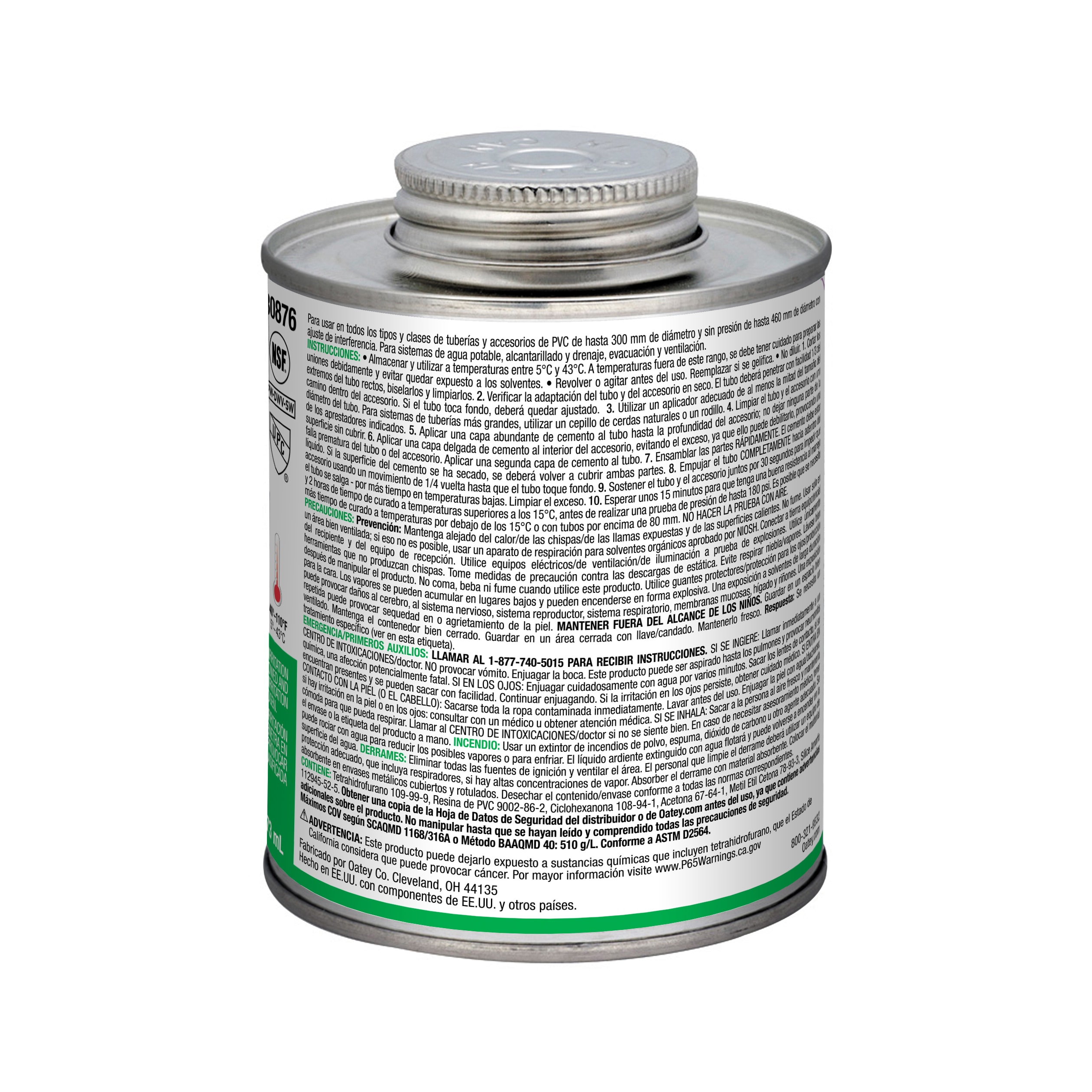 Oatey 30876L Pipe-Cements-Primers-Cleaners - View #10