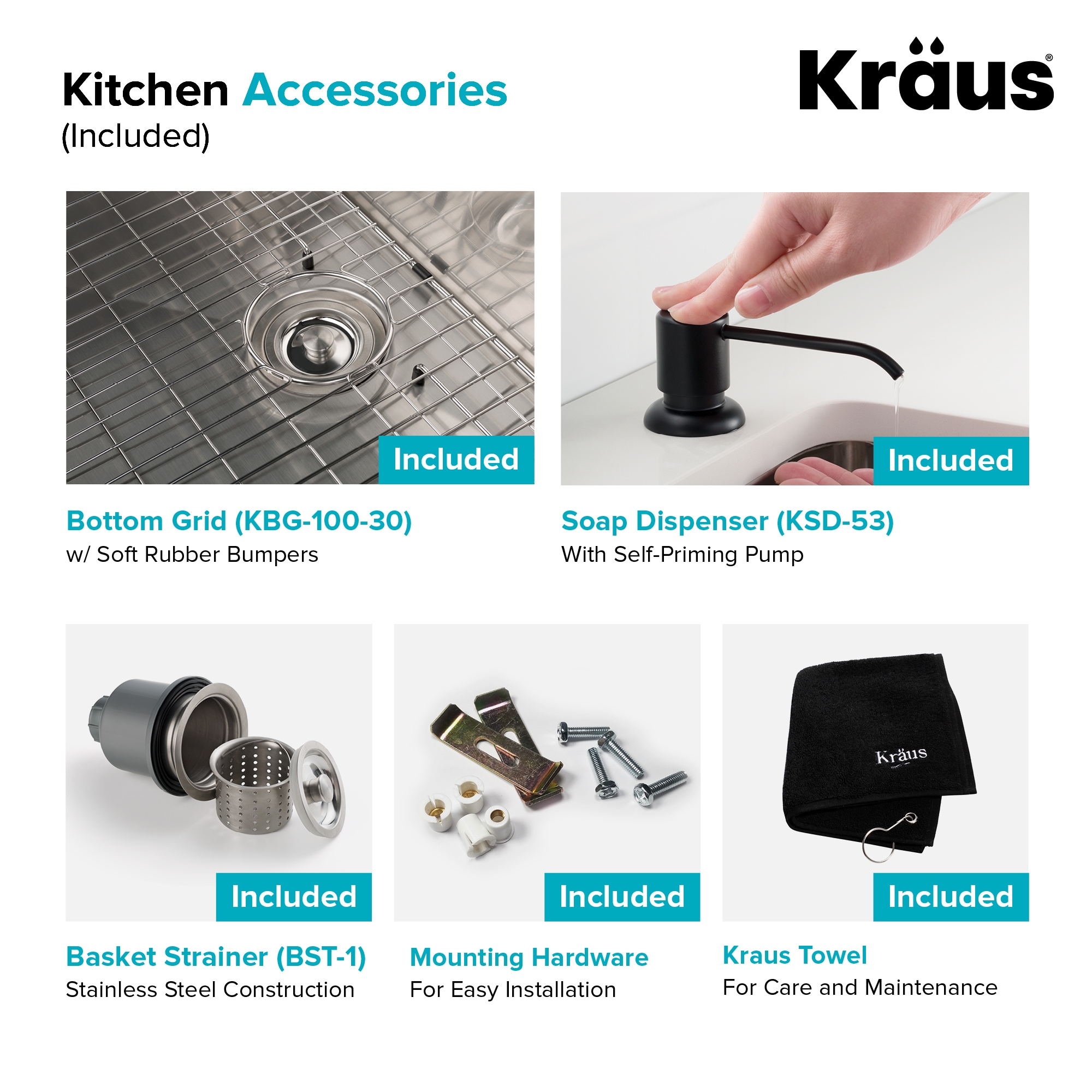 Kraus KHU100-30-1610-53MB Kitchen-Sinks - View #11