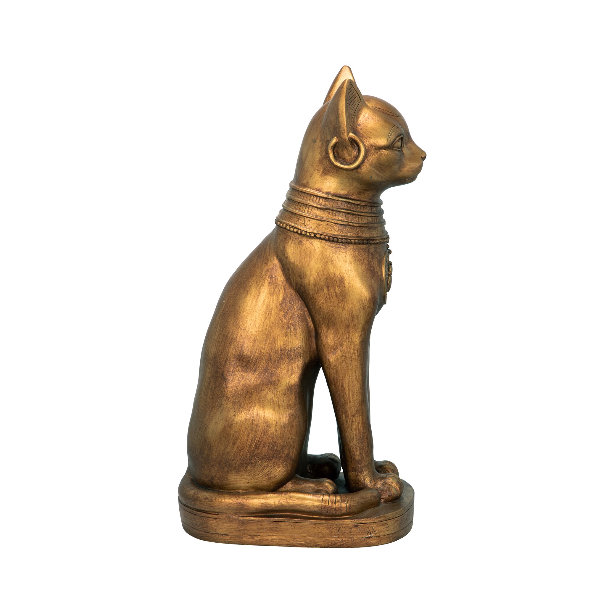 Design Toscano Transitional Gold Resin Statue 21-in H Hand-Painted ...