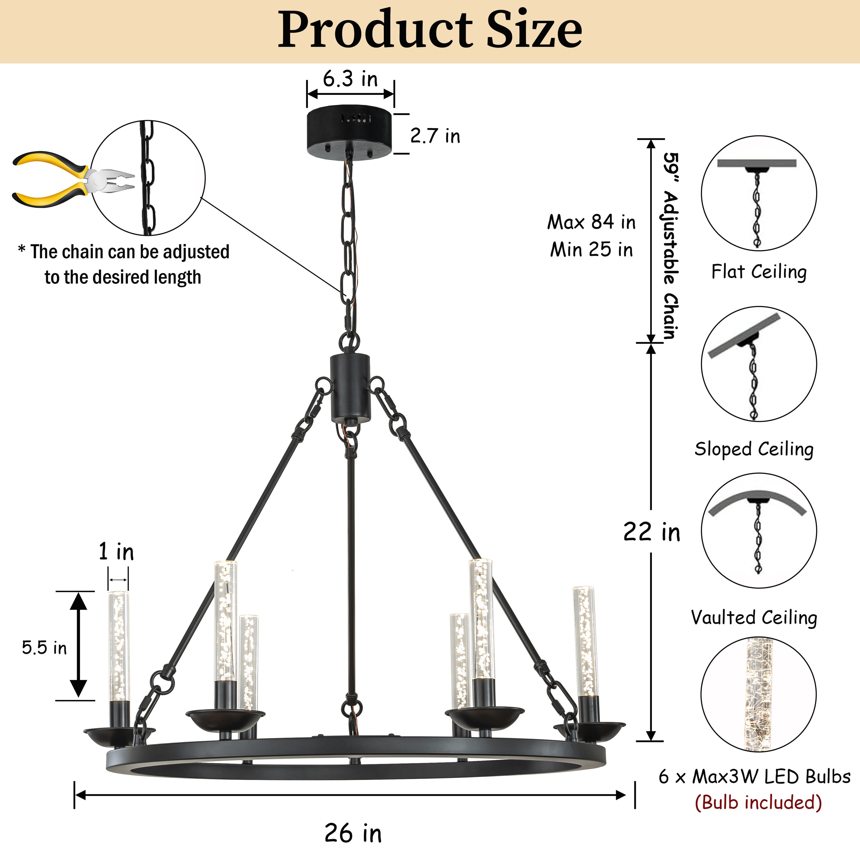 AloaDecor Lighting L7206D60MB04A b090015 - View #3