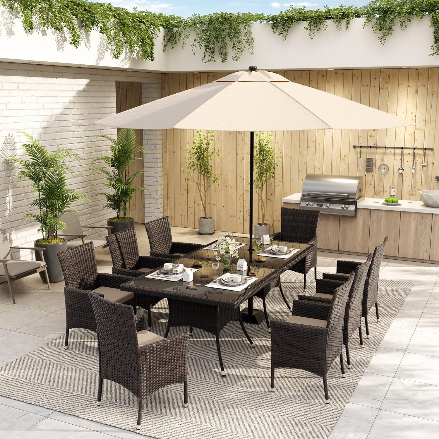 ALAULM LS-DT55-SAND Patio-Dining-Sets - View #8