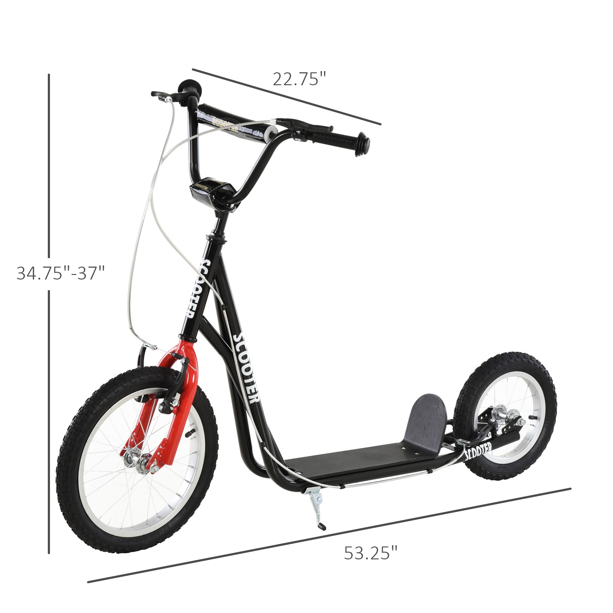 Aosom 371-019BK scooters - View #3