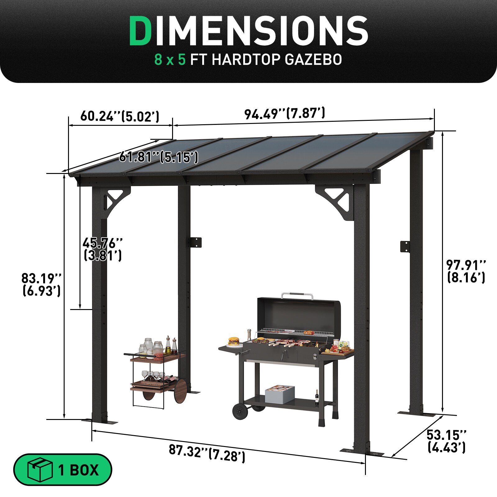 Bapipro BPSG02K45 Pergolas-2 - View #6