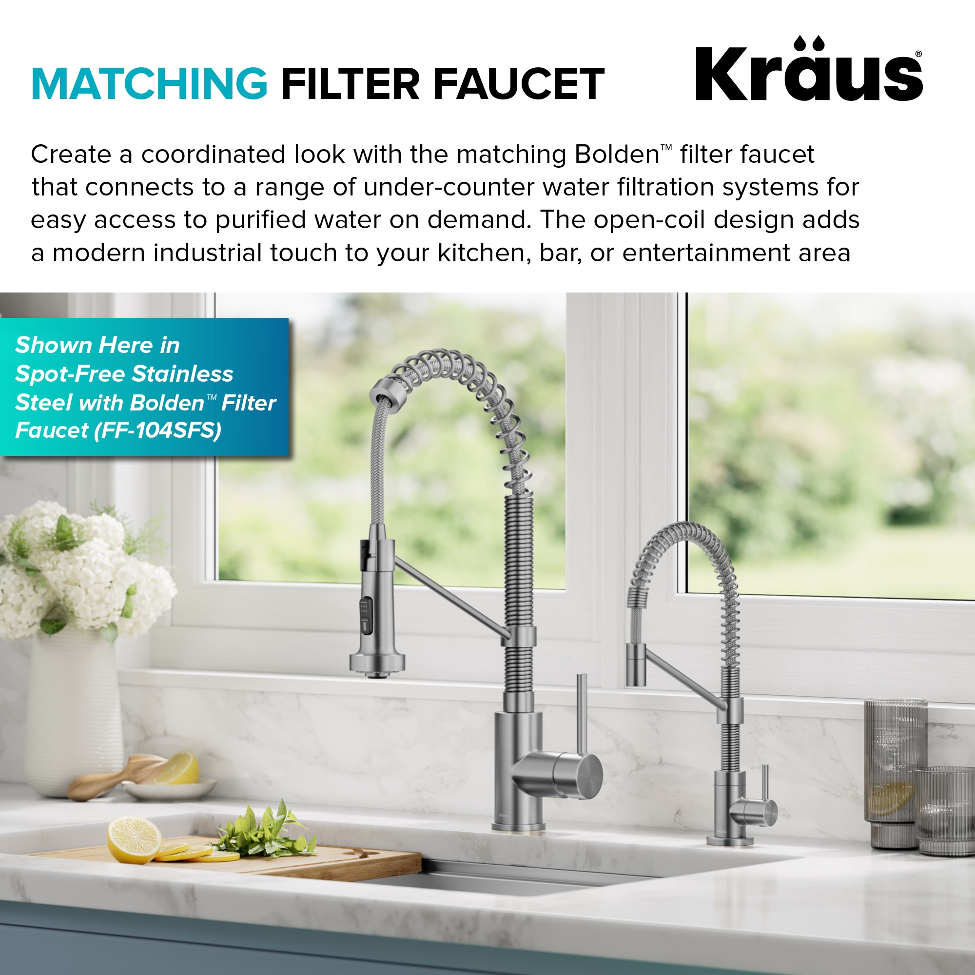 Kraus KPF-1610SSMB Kitchen-Faucets - View #12
