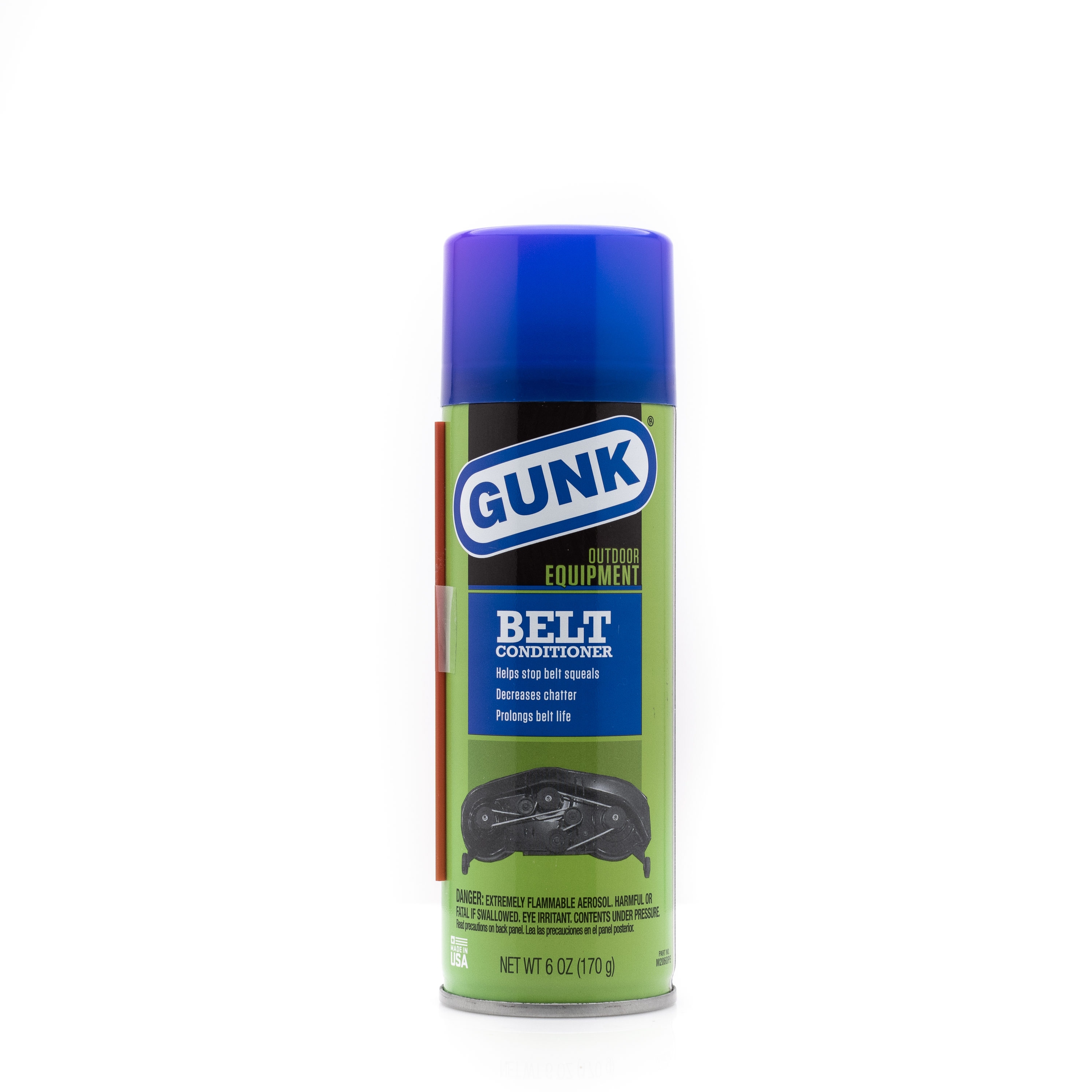 GUNK Outdoor Performance Chemicals Belt Conditioner Spray - Helps Belts  Last Longer - For Mowers, Tractors, Vehicles, Boats & Equipment - Use on V  and Micro-V Serpentine Belts in the Performance Chemicals