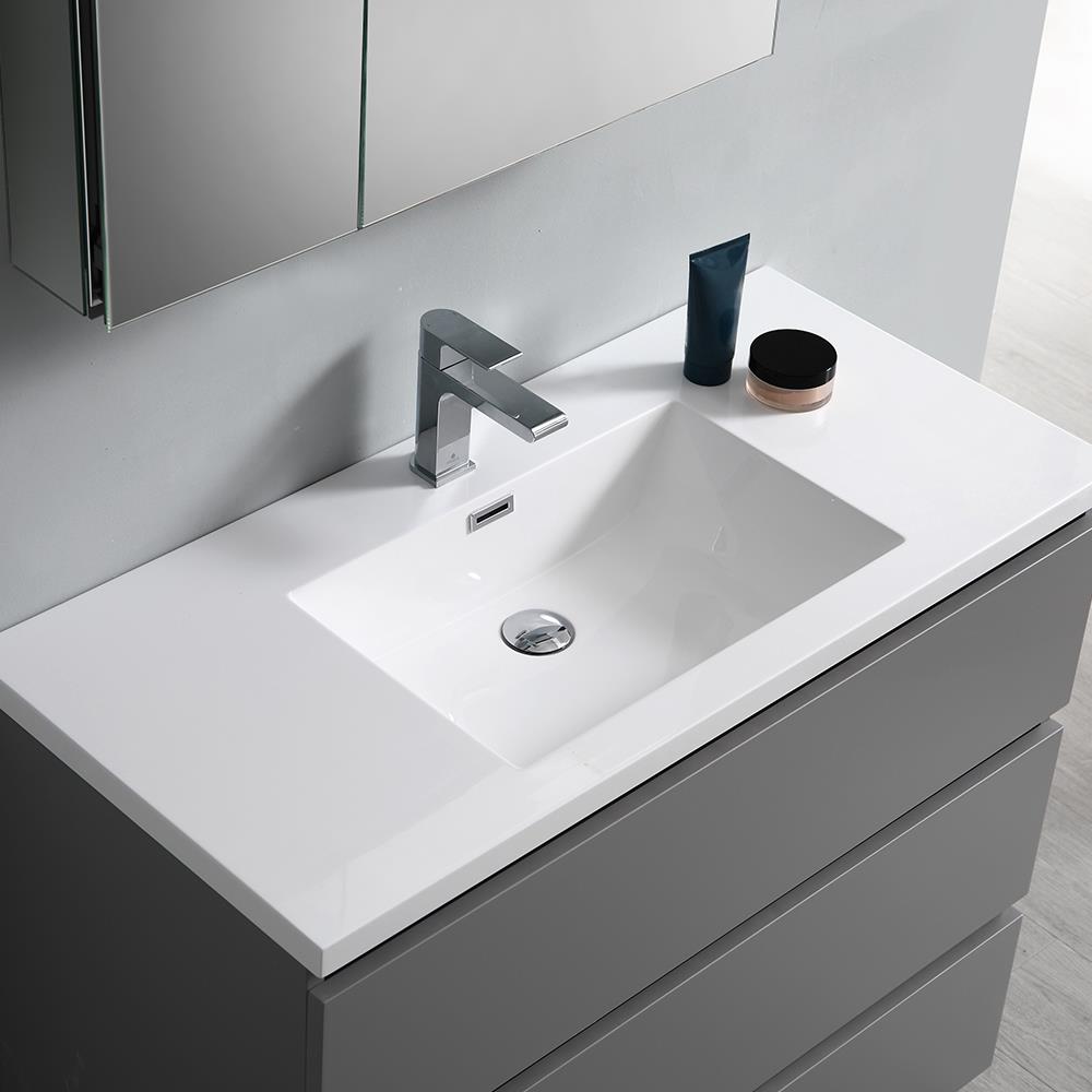 Fresca FCB9342GR-I Bath-Vanity-Combo - View #7