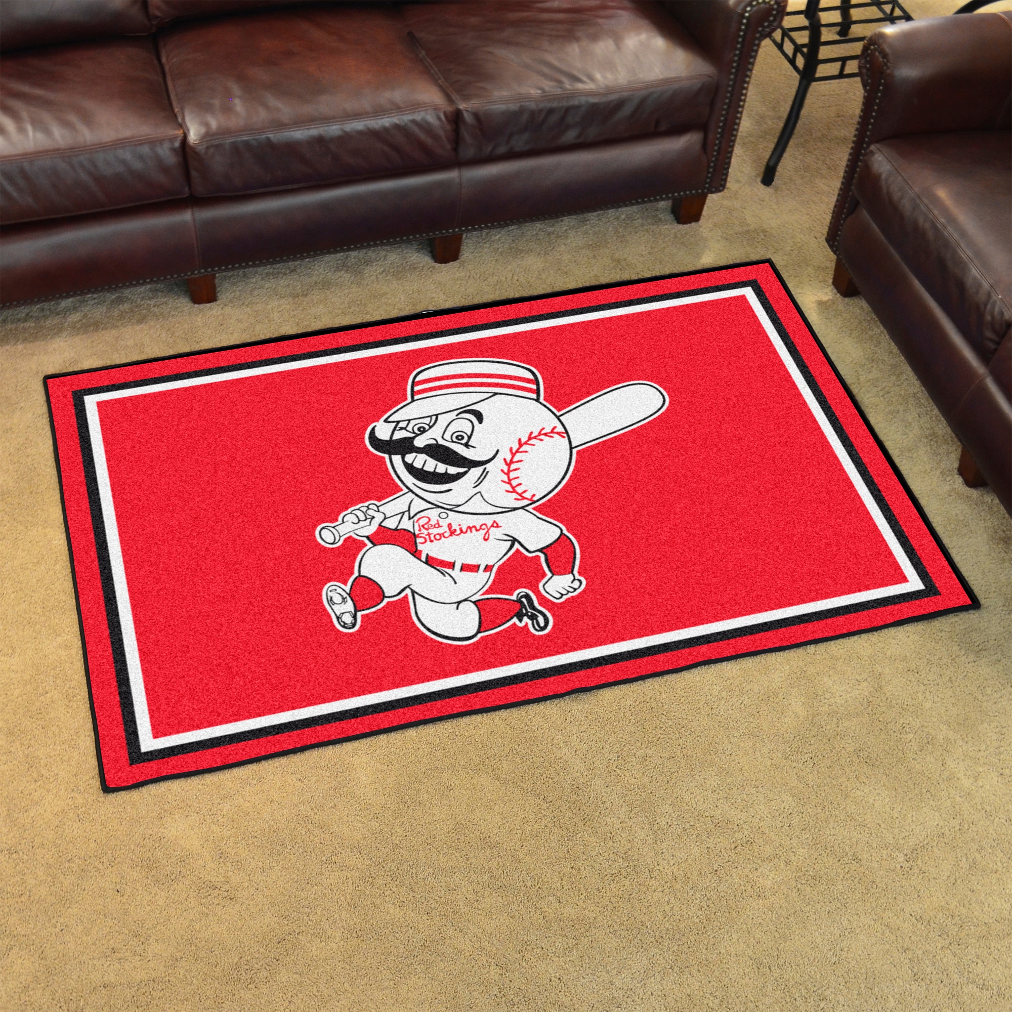 Fanmats  Toronto Blue Jays 4X6 Plush Rug - Retro Collection