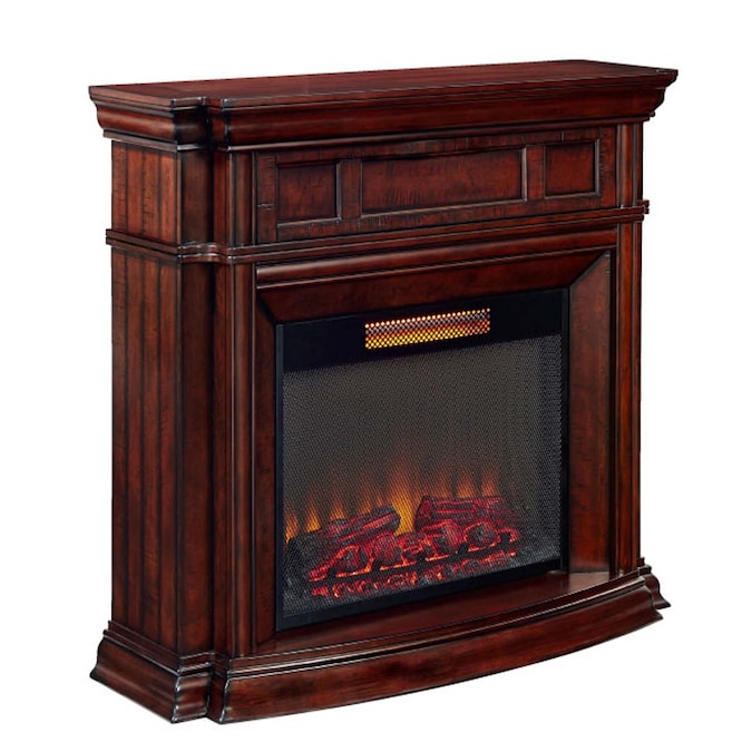 Electric Fireplaces Department At, Infrared Electric Fireplace With Shelf