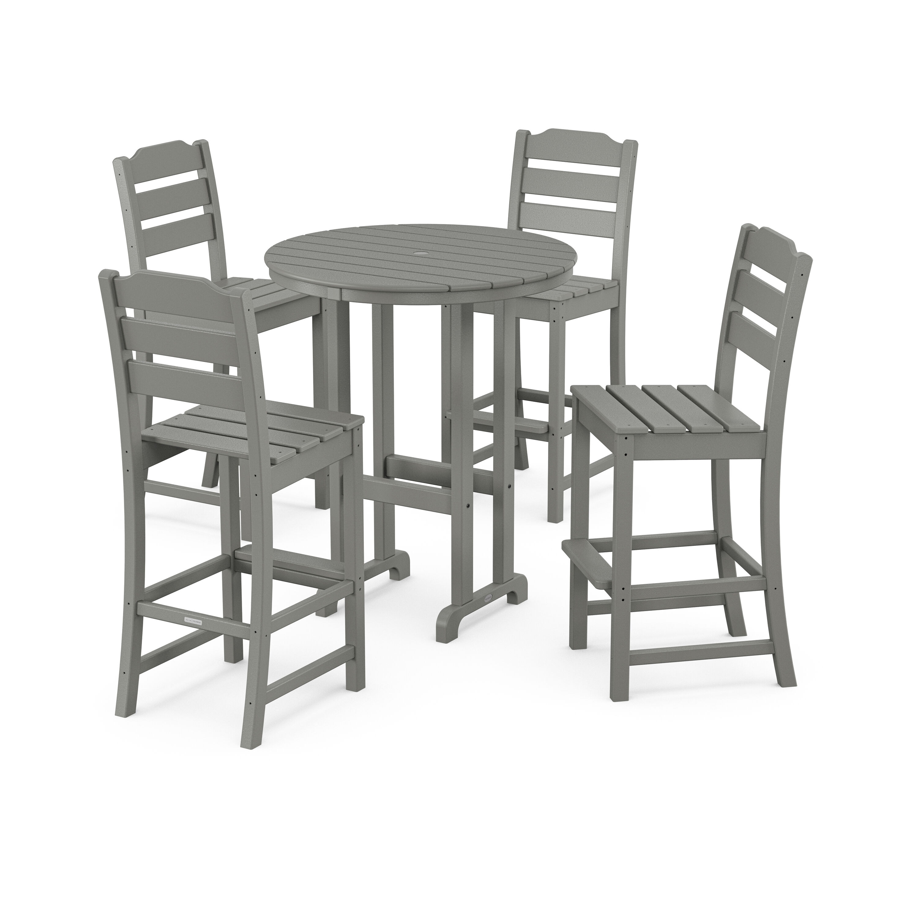 POLYWOOD PWS2544-1-GY Patio-Dining-Sets - View #2
