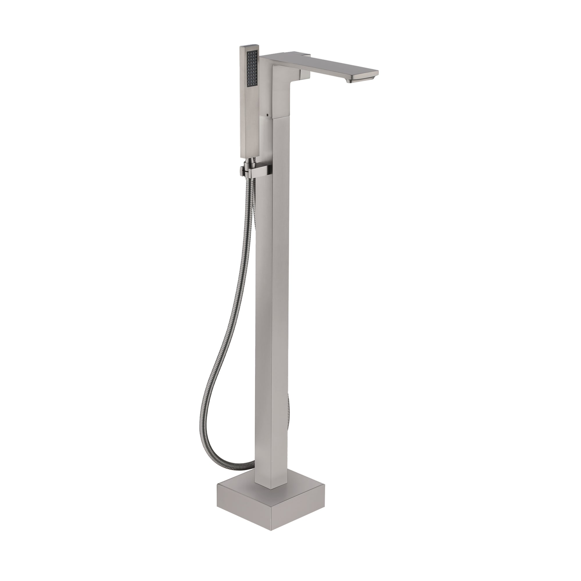 CASAINC MCS97-BG Brushed nickel 1-handle Freestanding Swivel Bathtub Faucet with Hand Shower ( Valve Included )