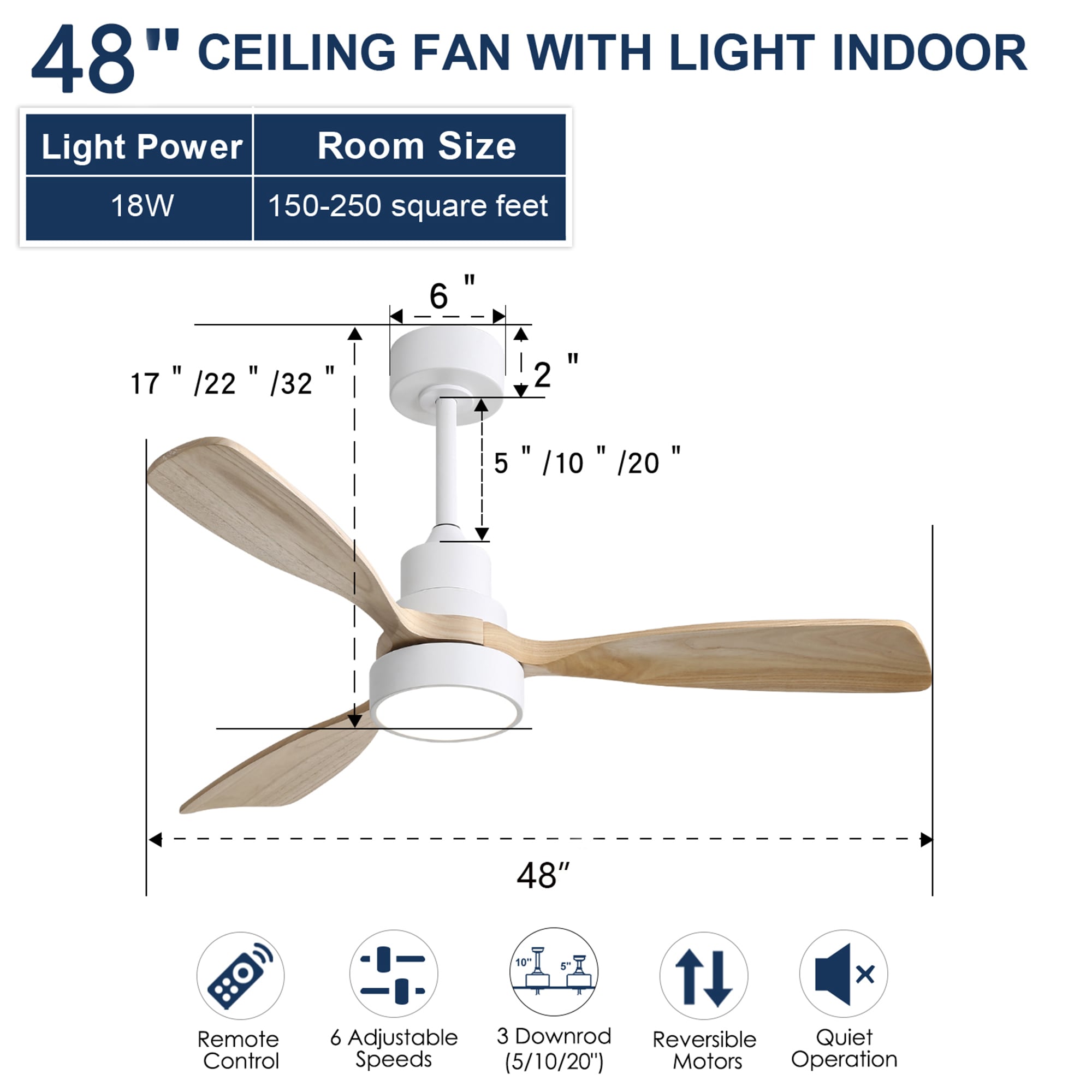 SINOFURN SYD130031WT Ceiling-Fans - View #10