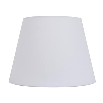 Lamp Shades At Com, Linen Overlay Modified Drum Lamp Shade White Thresholdtm